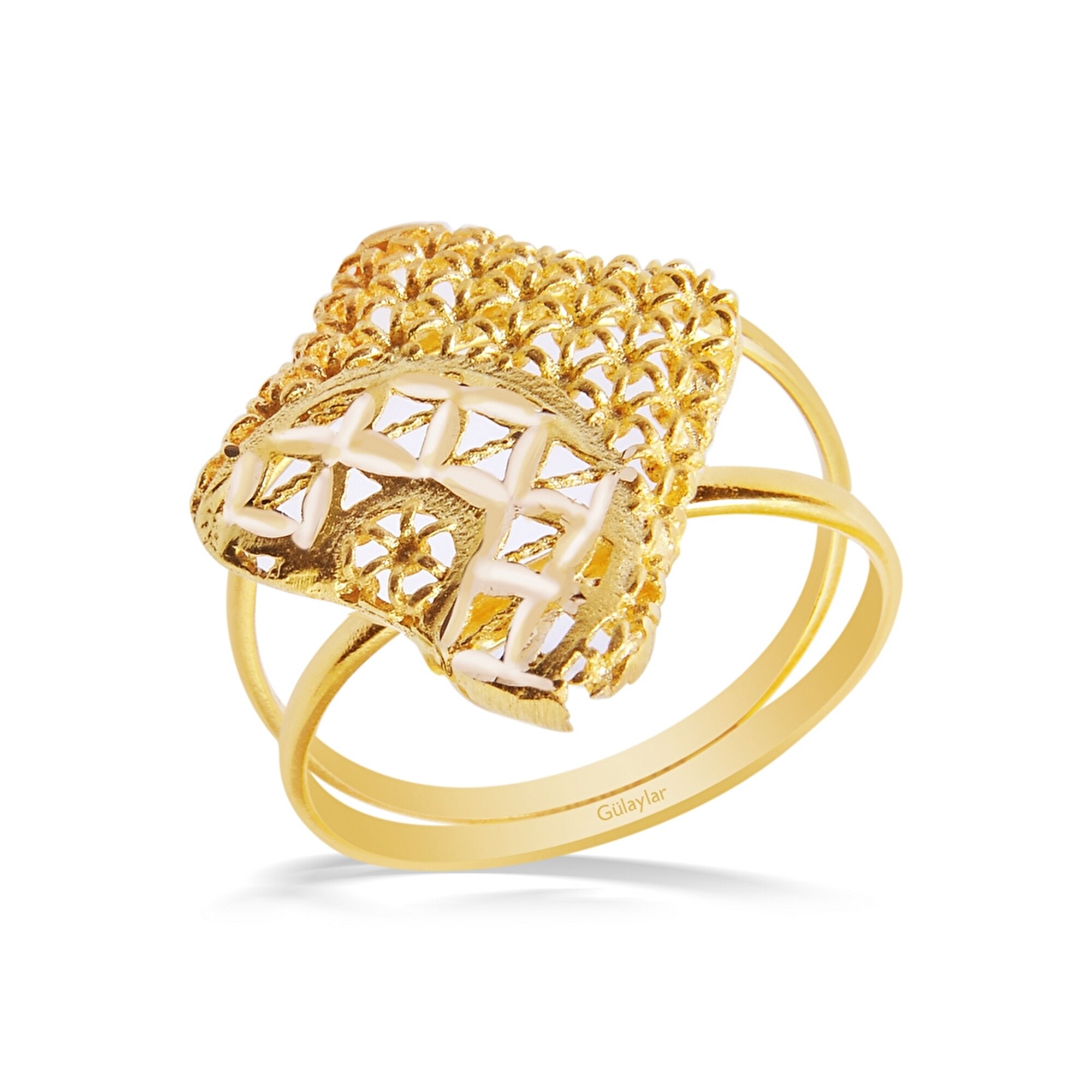 22 Ayar Sarı Altın Taşsız Yüzük