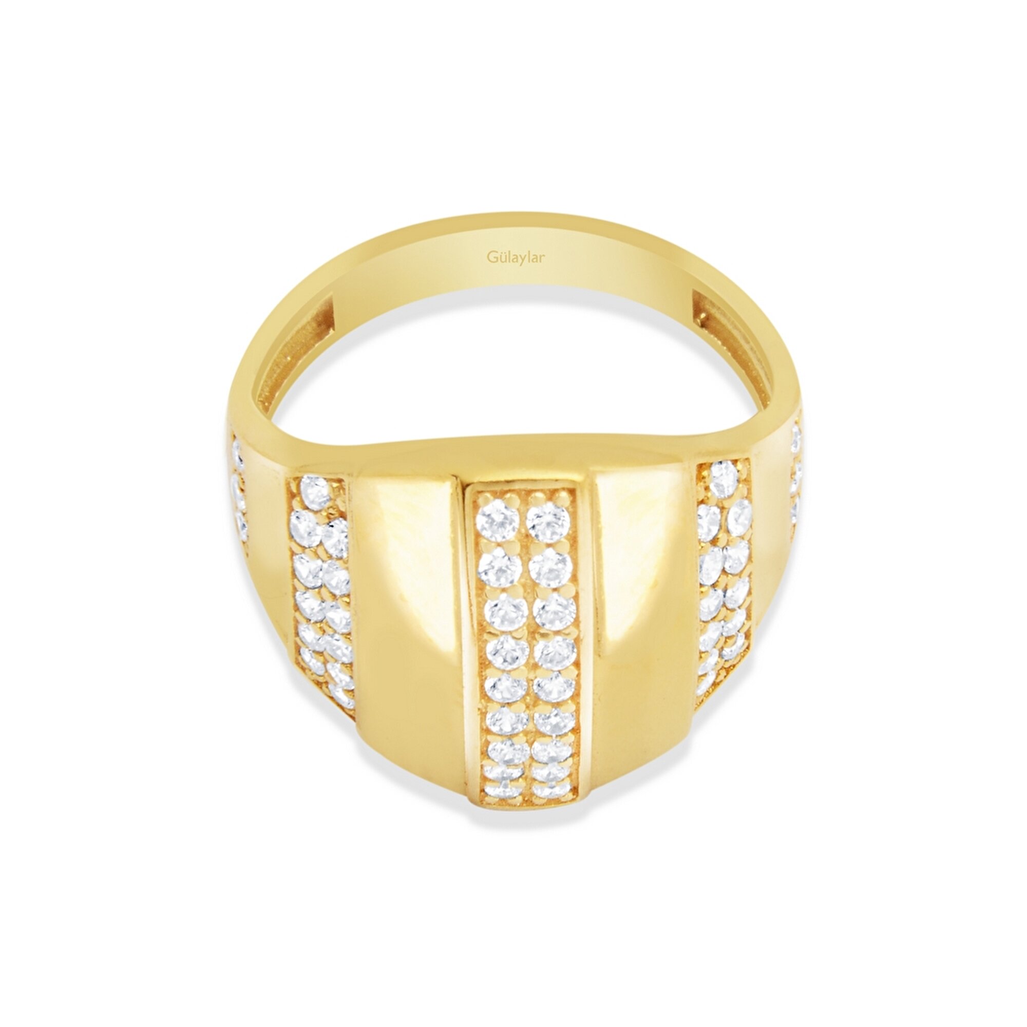 22 Ayar Sarı Altın Trend Yüzük