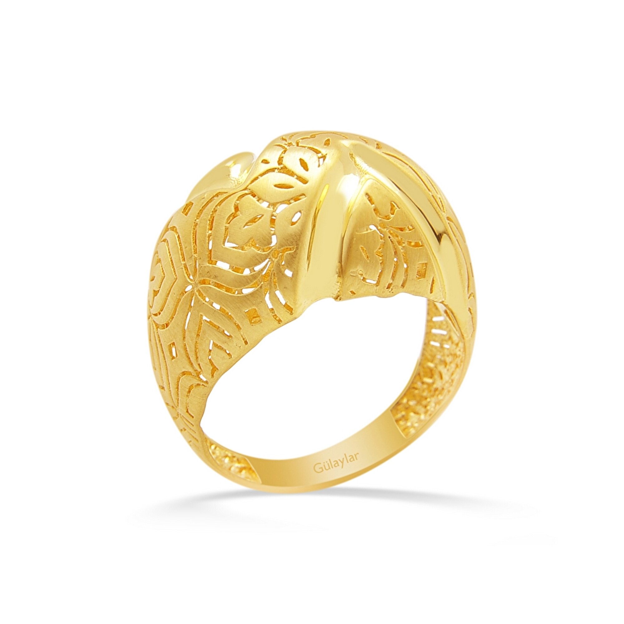 22 Ayar Sarı Altın Taşsız Yüzük