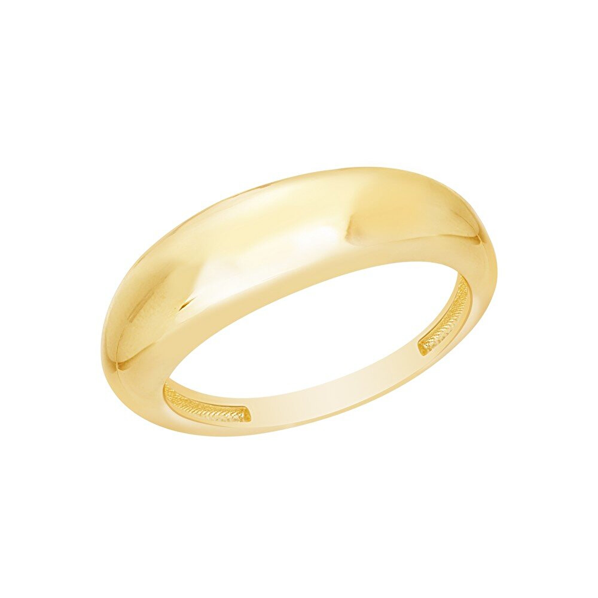 14 Ayar Sarı Altın Bombe Yüzük