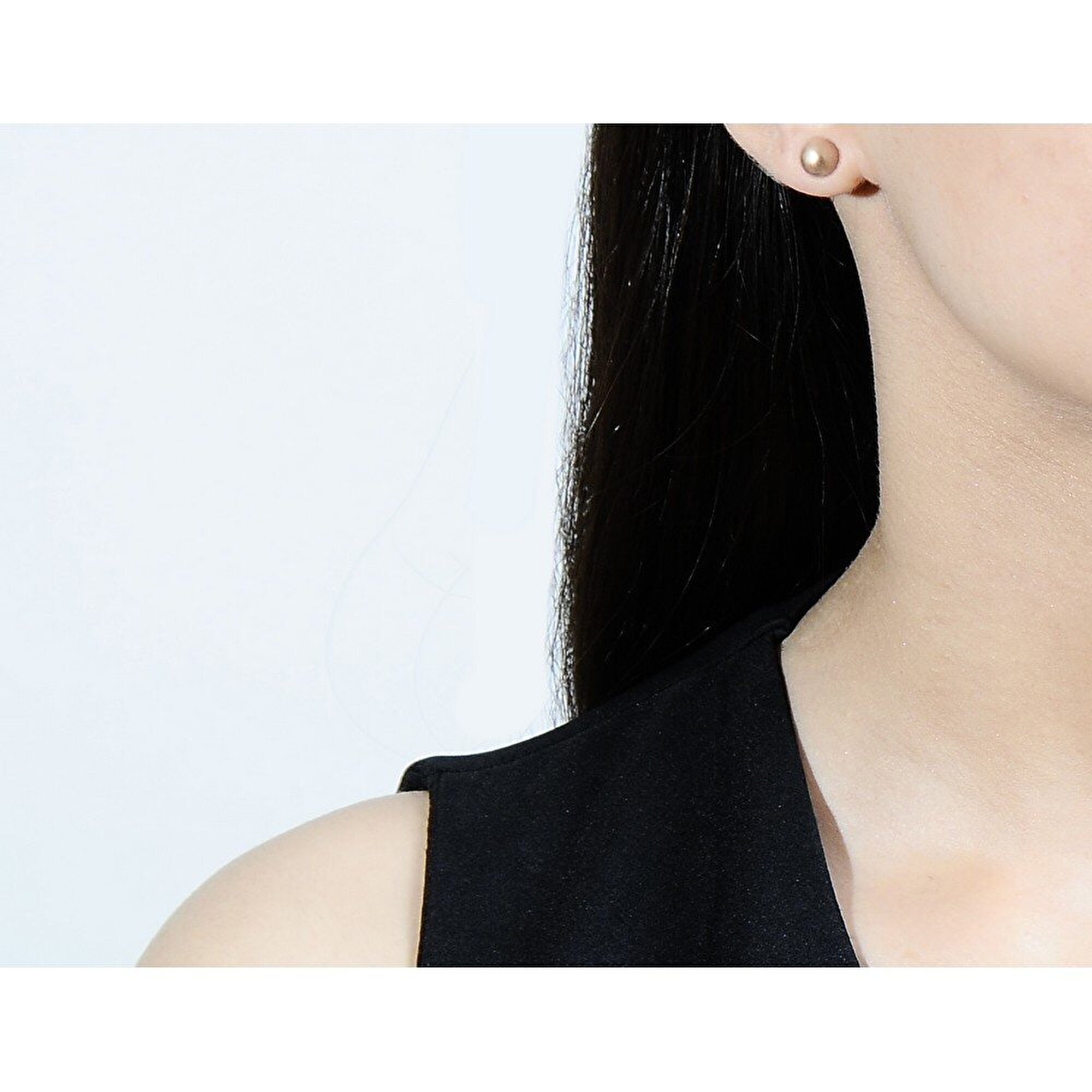 14 Ayar Rose Altın Top Küpe