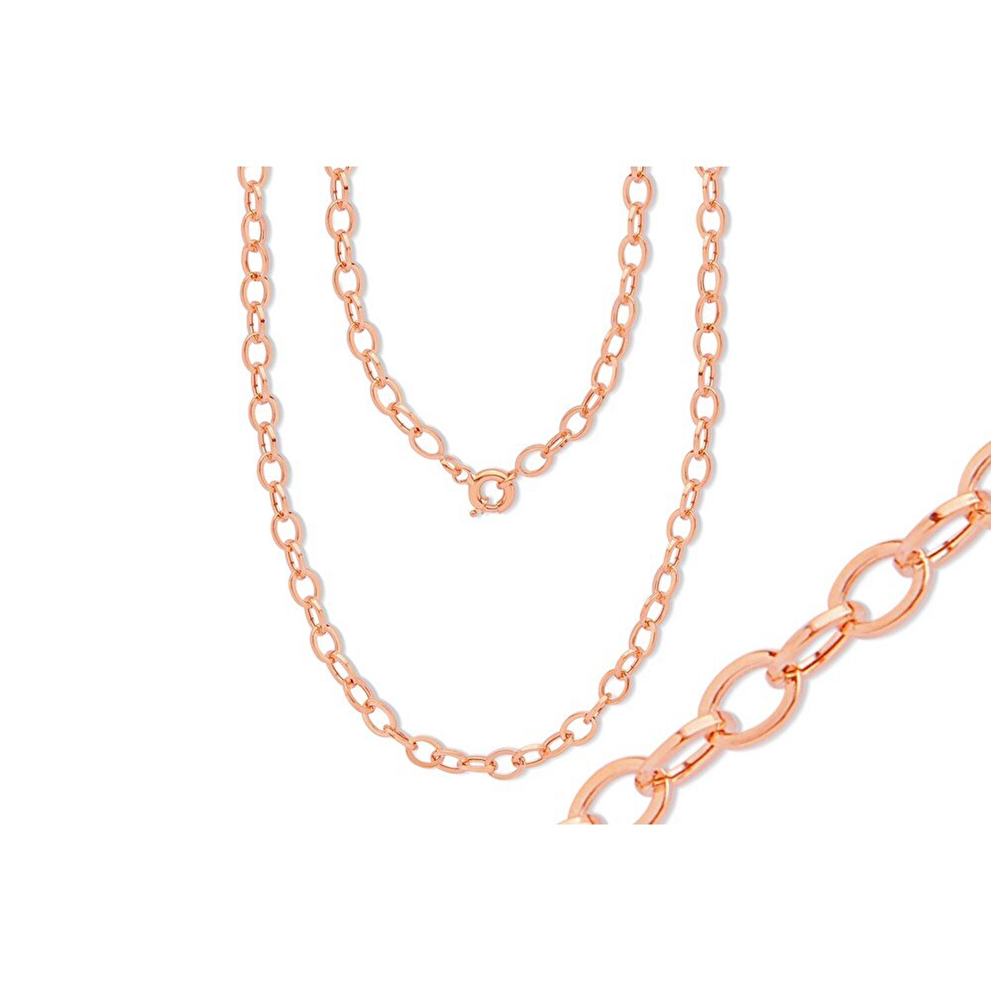 14 Ayar Rose Altın Ataç Zincir