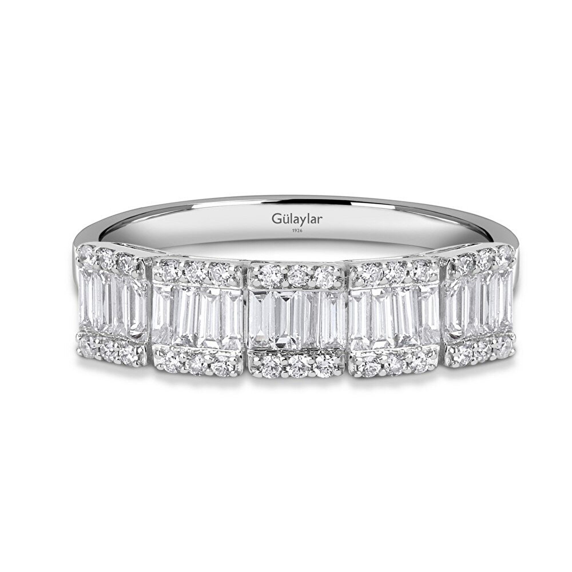 0,65 Karat Baget Pırlanta Yüzük