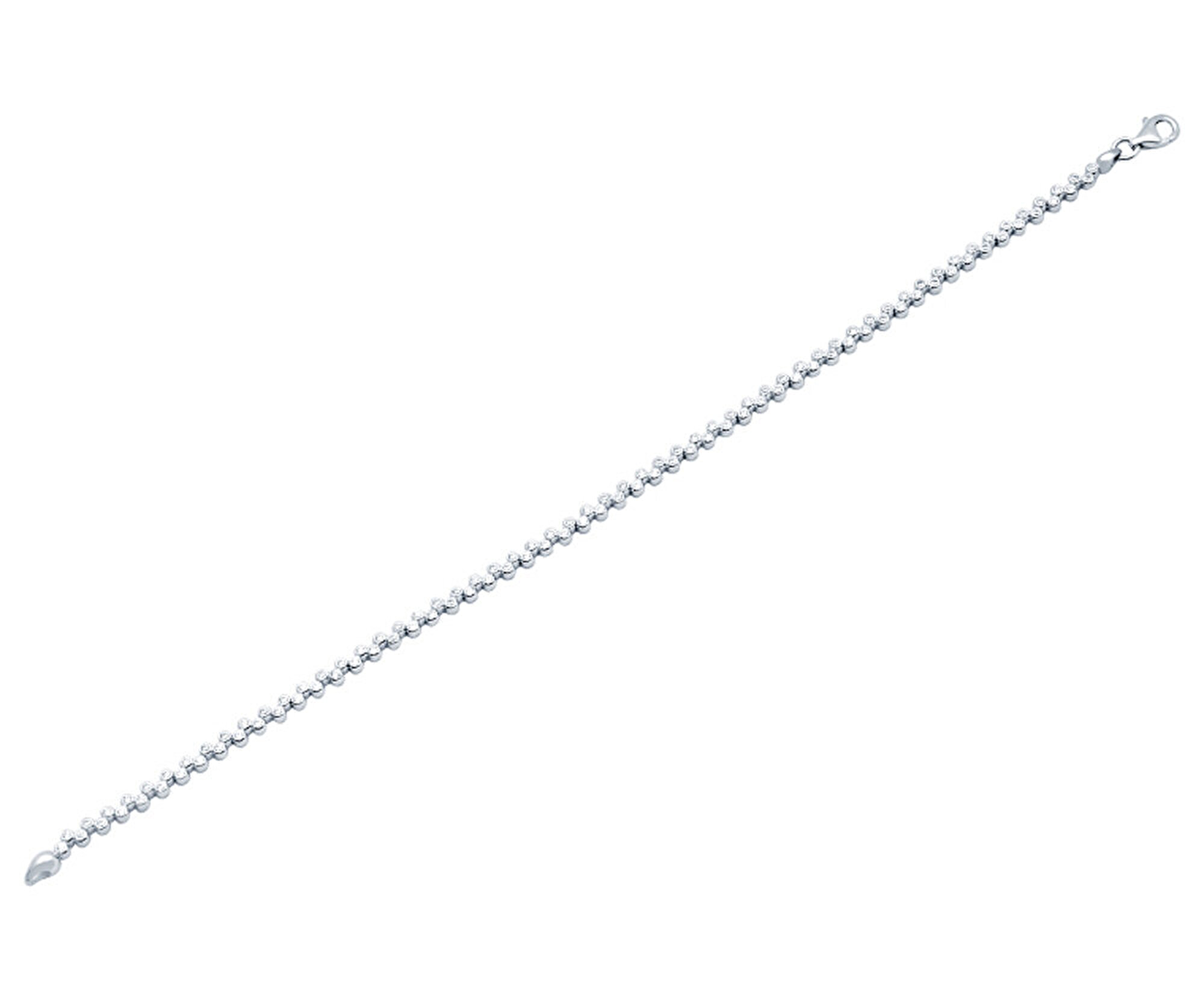 14 Ayar Beyaz Altın Su Yolu Bileklik