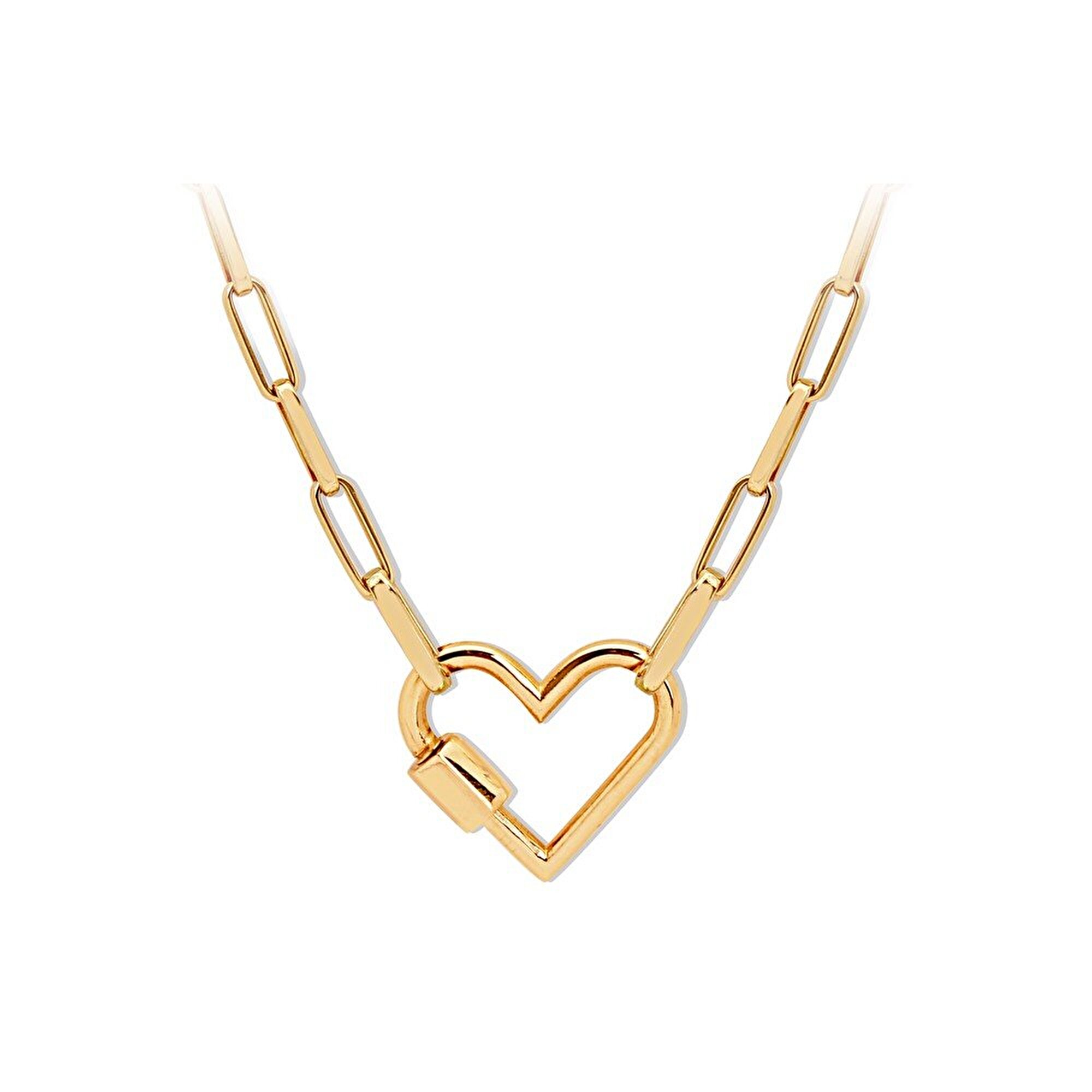 14 Ayar Sarı Altın Ataç Zincir Kolye