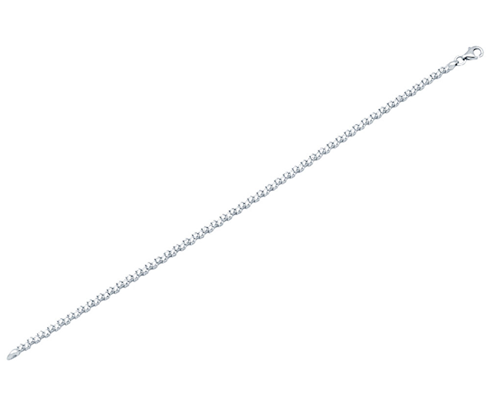 14 Ayar Beyaz Altın Su Yolu Bileklik