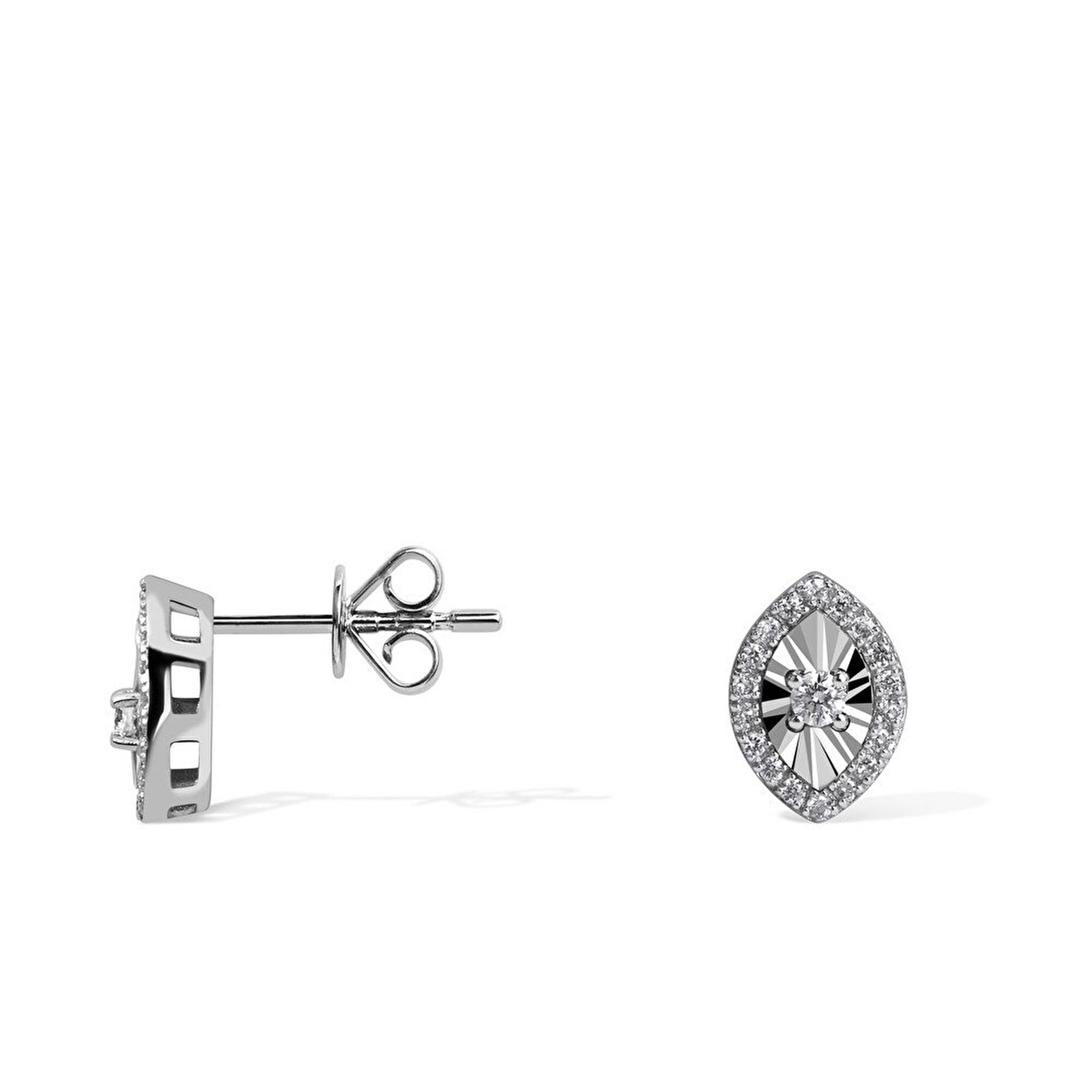 0,24 Karat Trend Pırlanta Küpe