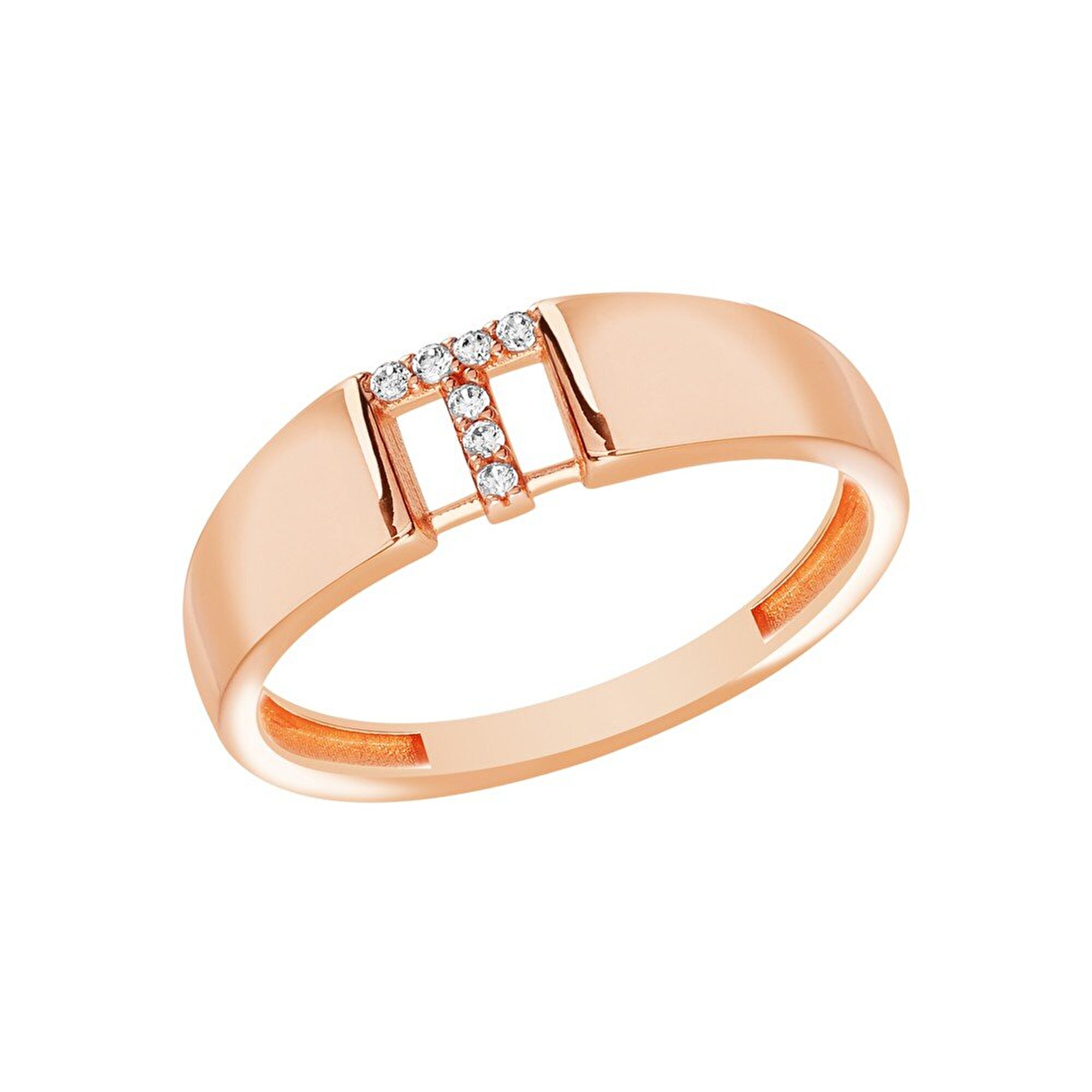 14 Ayar Rose Altın T Harf Yüzük