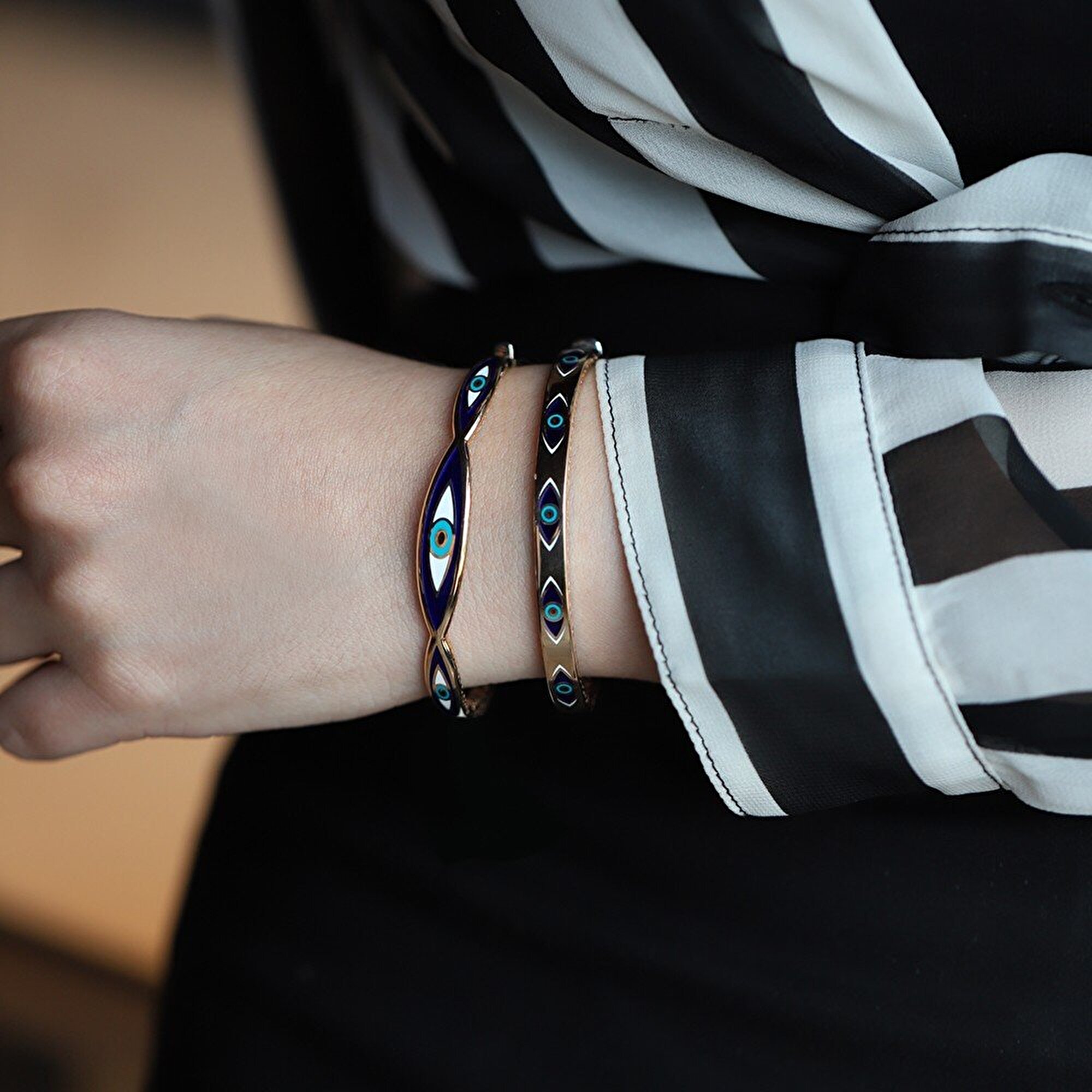 14 Ayar Rose Altın Kelepçe Bilezik