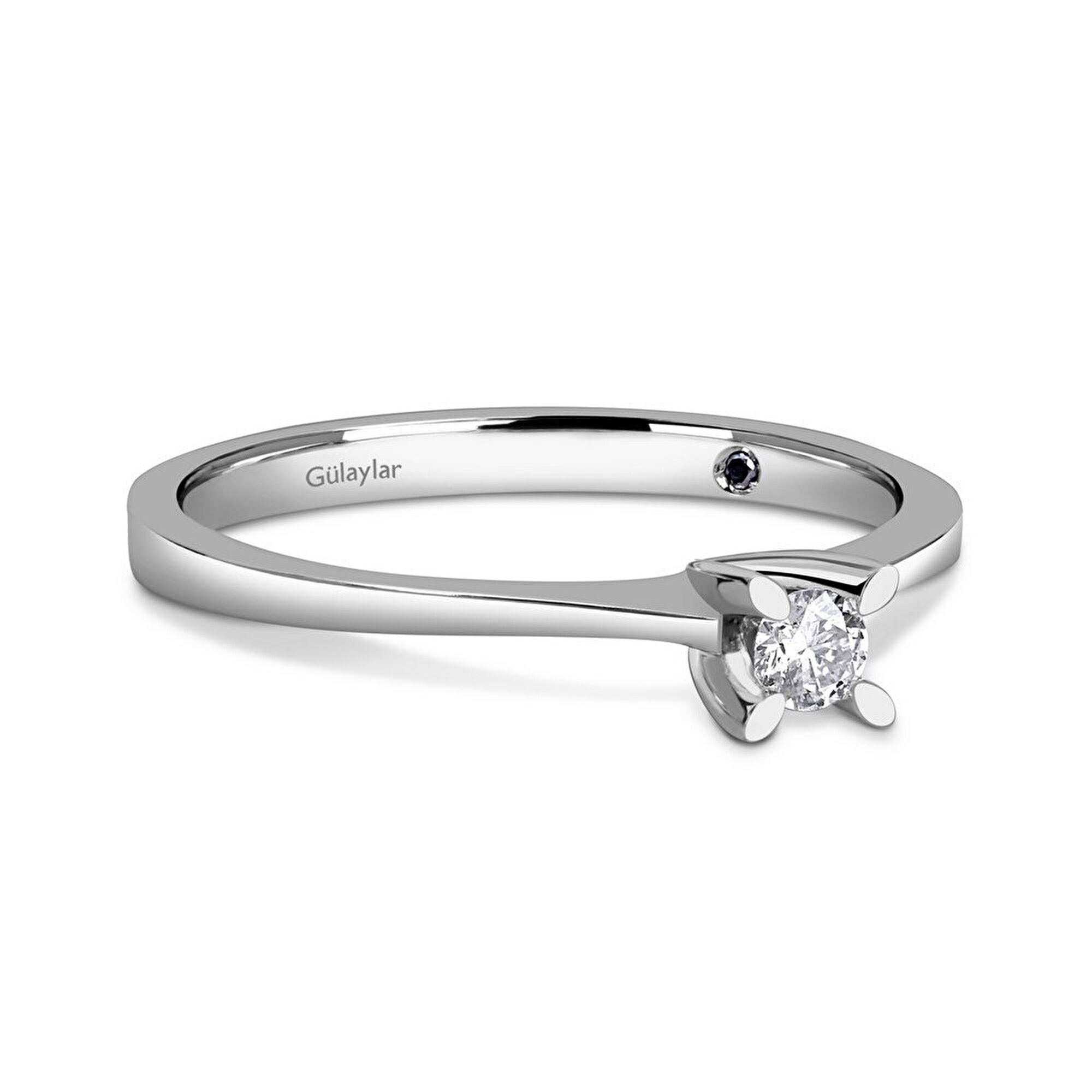 0,10 Karat Tektaş Pırlanta Yüzük