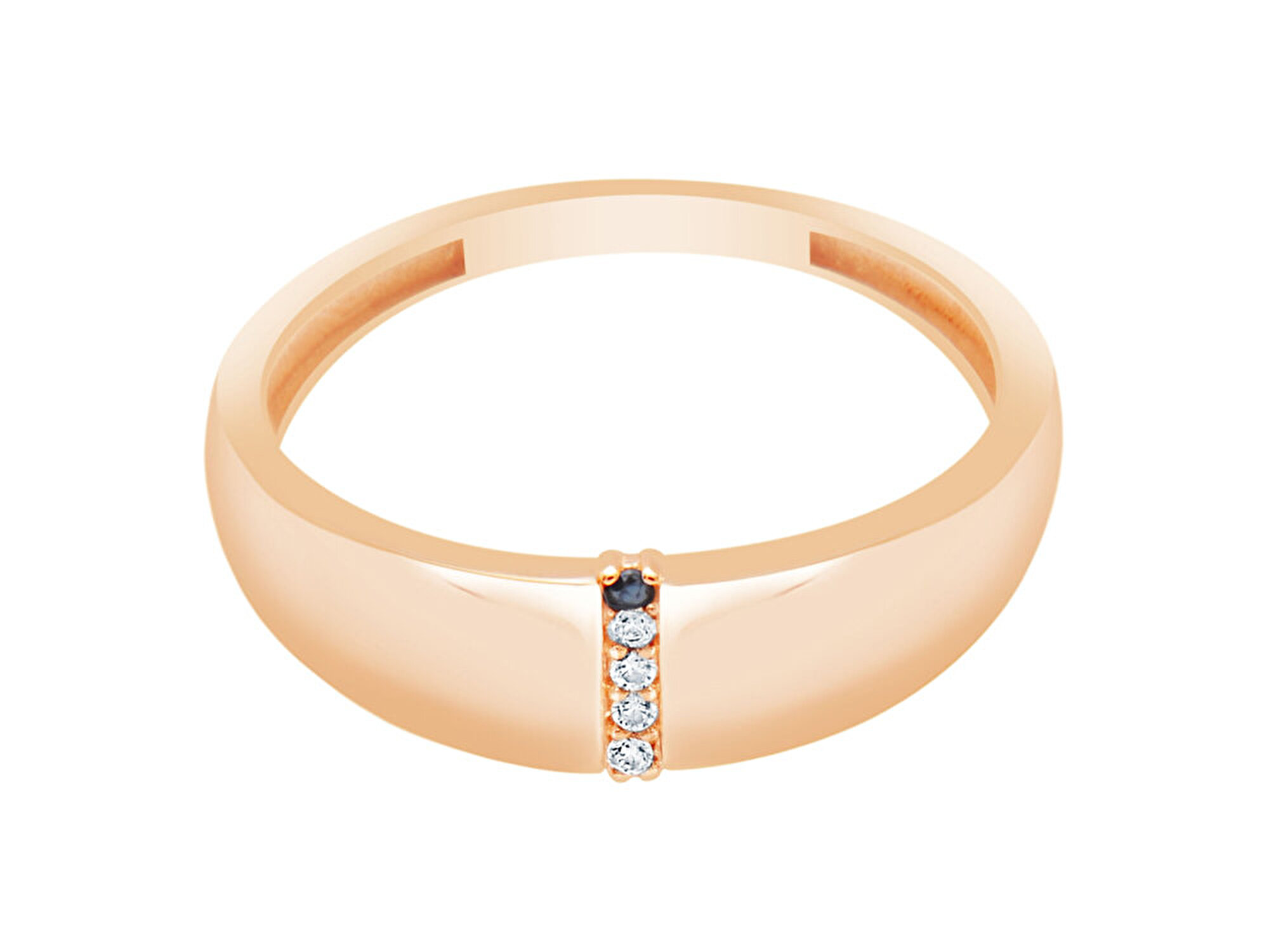 14 Ayar Rose Altın İ Harf Yüzük