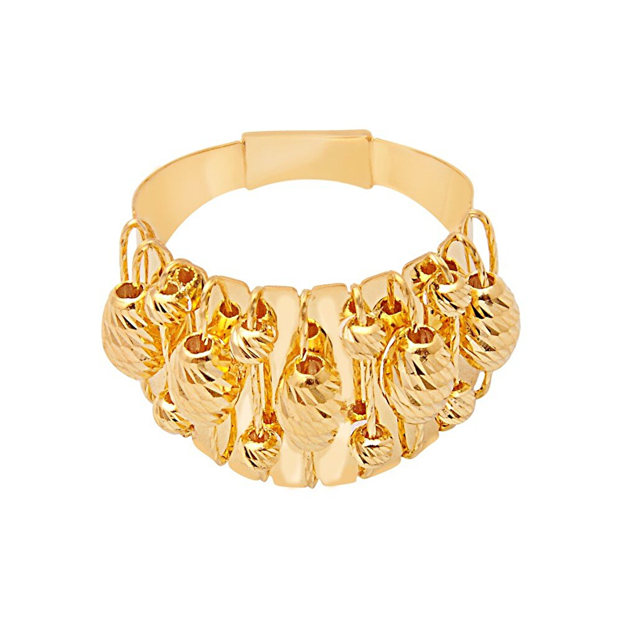 22 Ayar Sarı Altın Toplu Yüzük