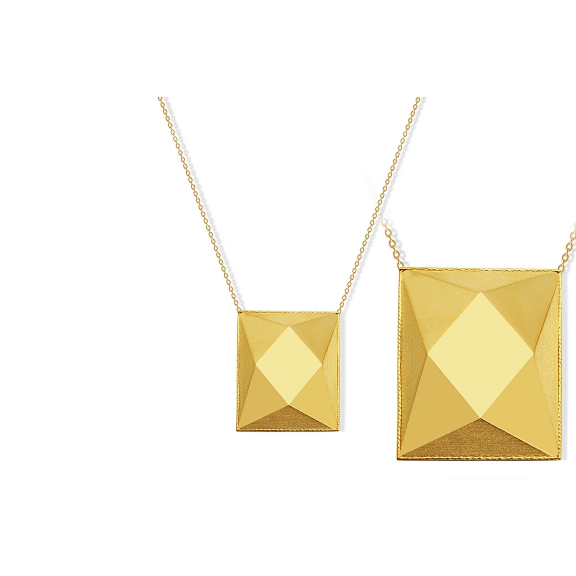 22 Ayar Sarı Altın Trend Kolye