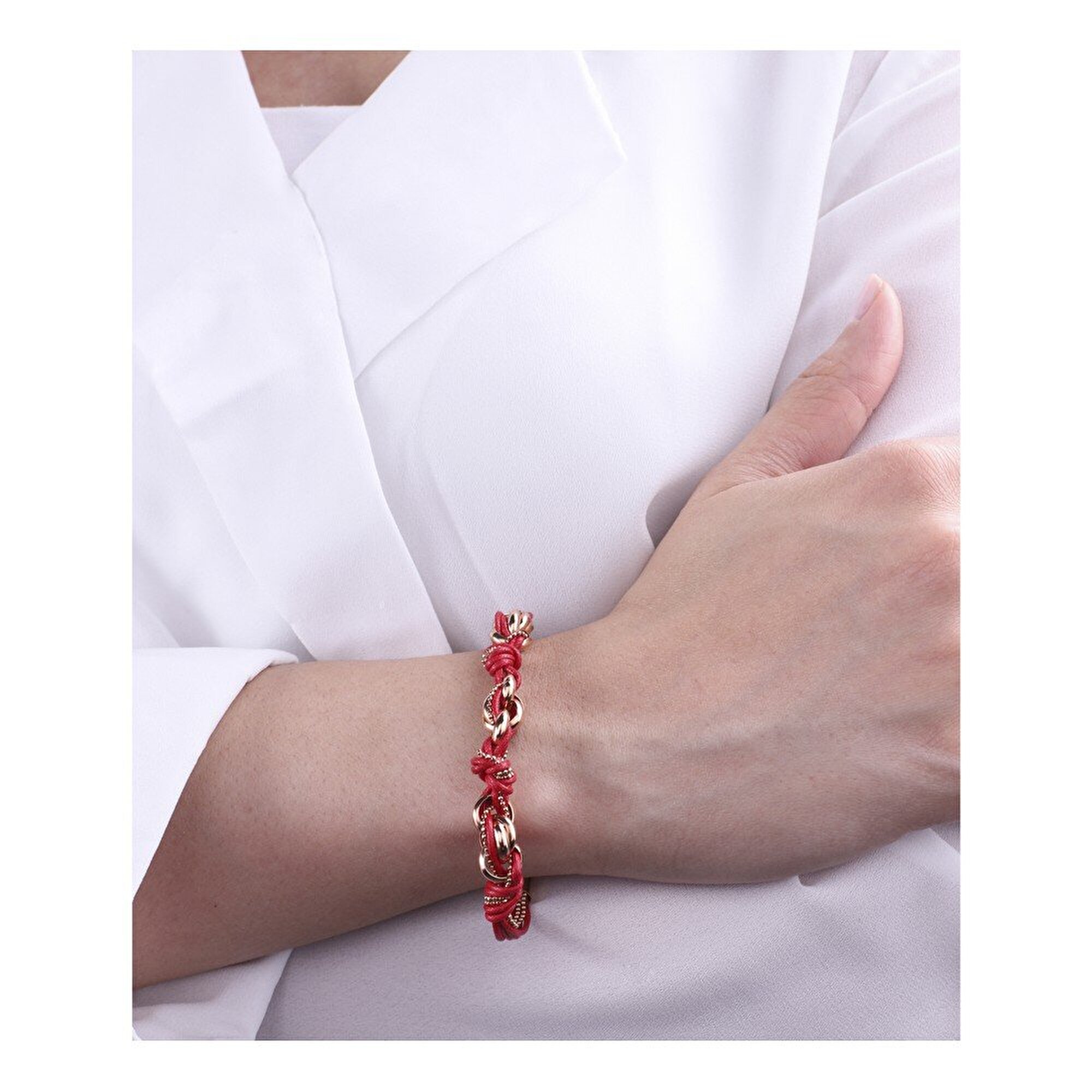 14 Ayar Rose Altın İpli Bileklik