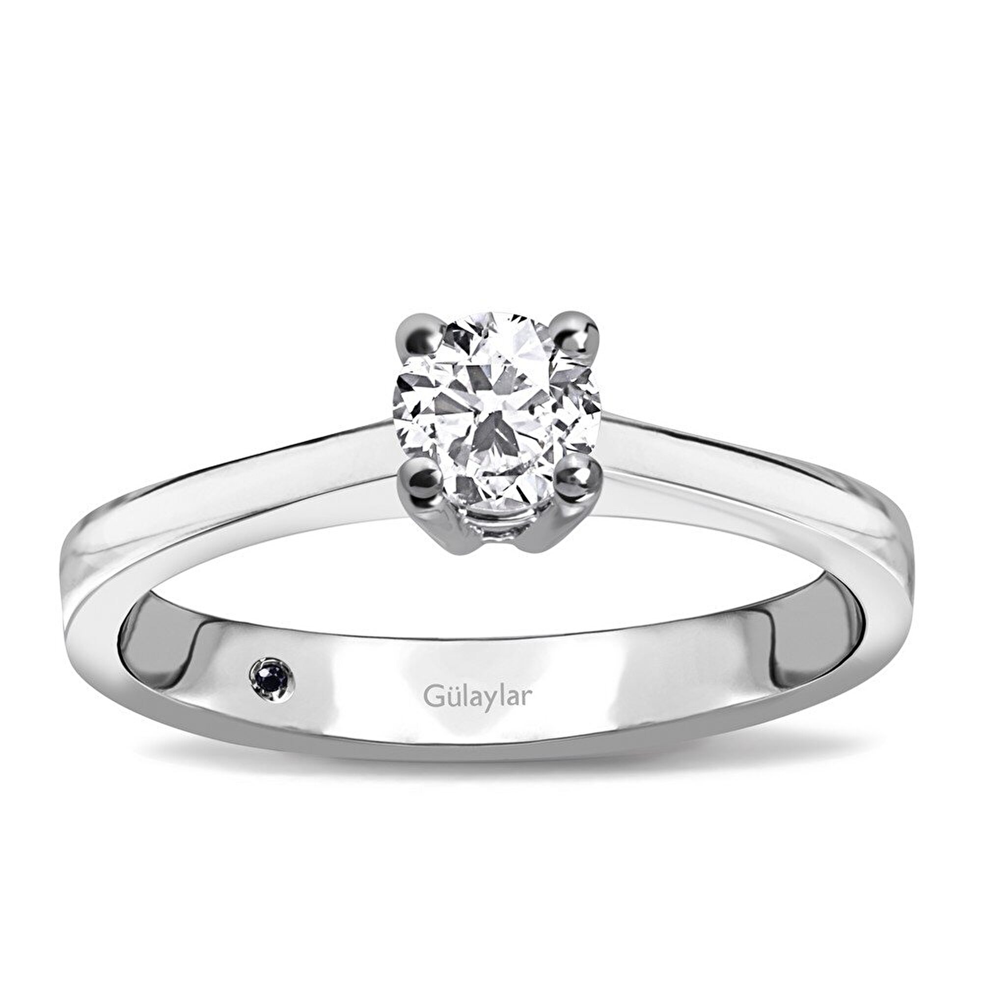 0,41 Karat Tektaş Pırlanta Yüzük