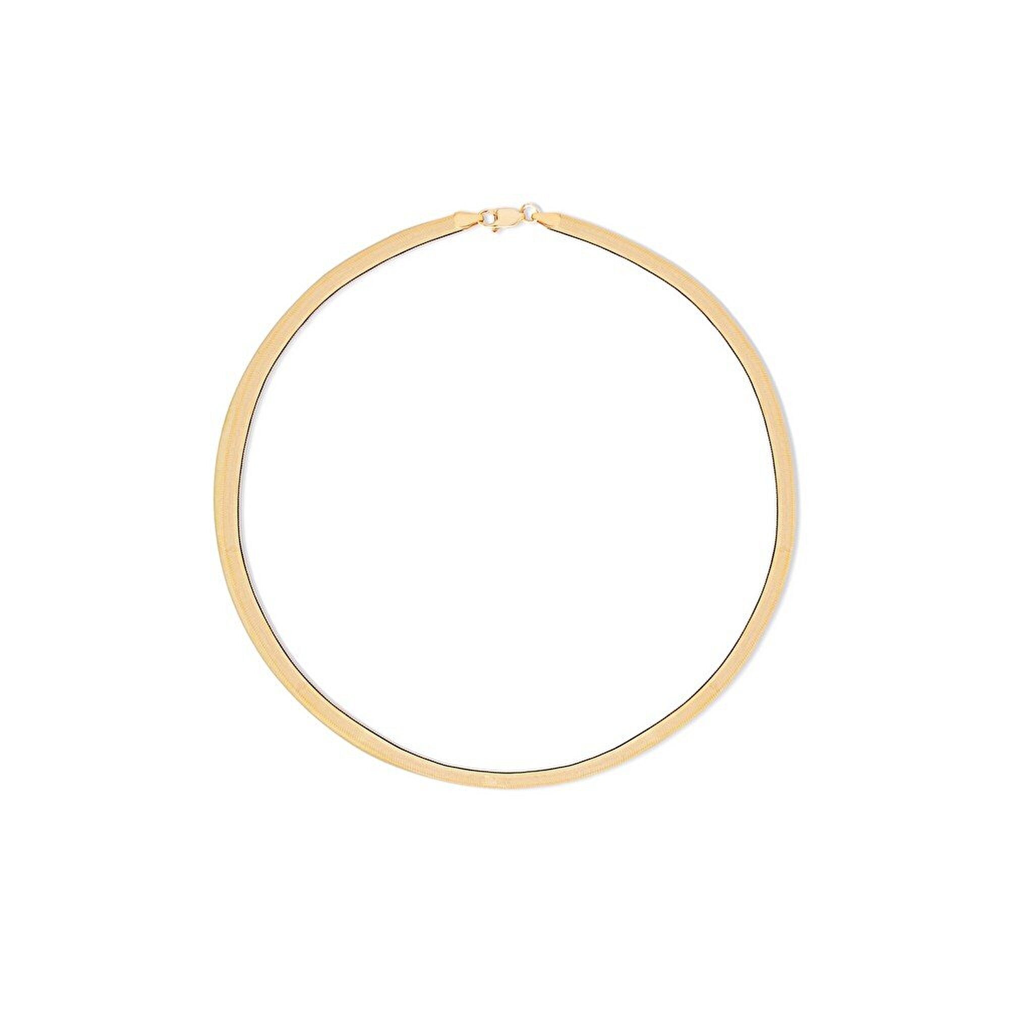 14 Ayar Sarı Altın Balık Sırtı Zincir