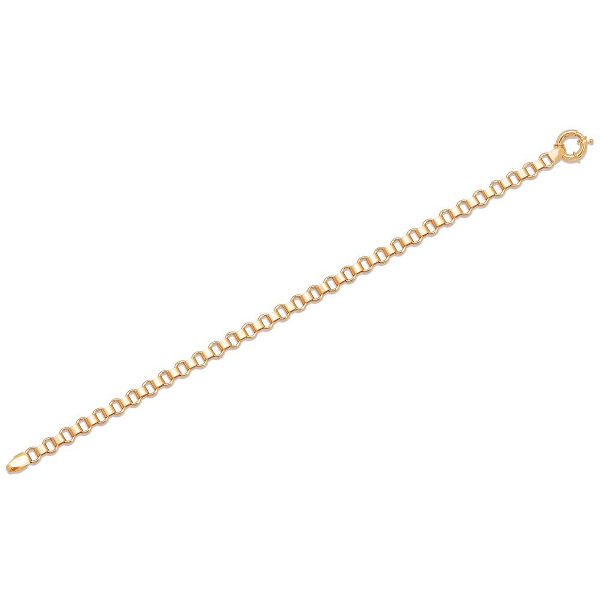 14 Ayar Sarı Altın Trend Zincir Bileklik