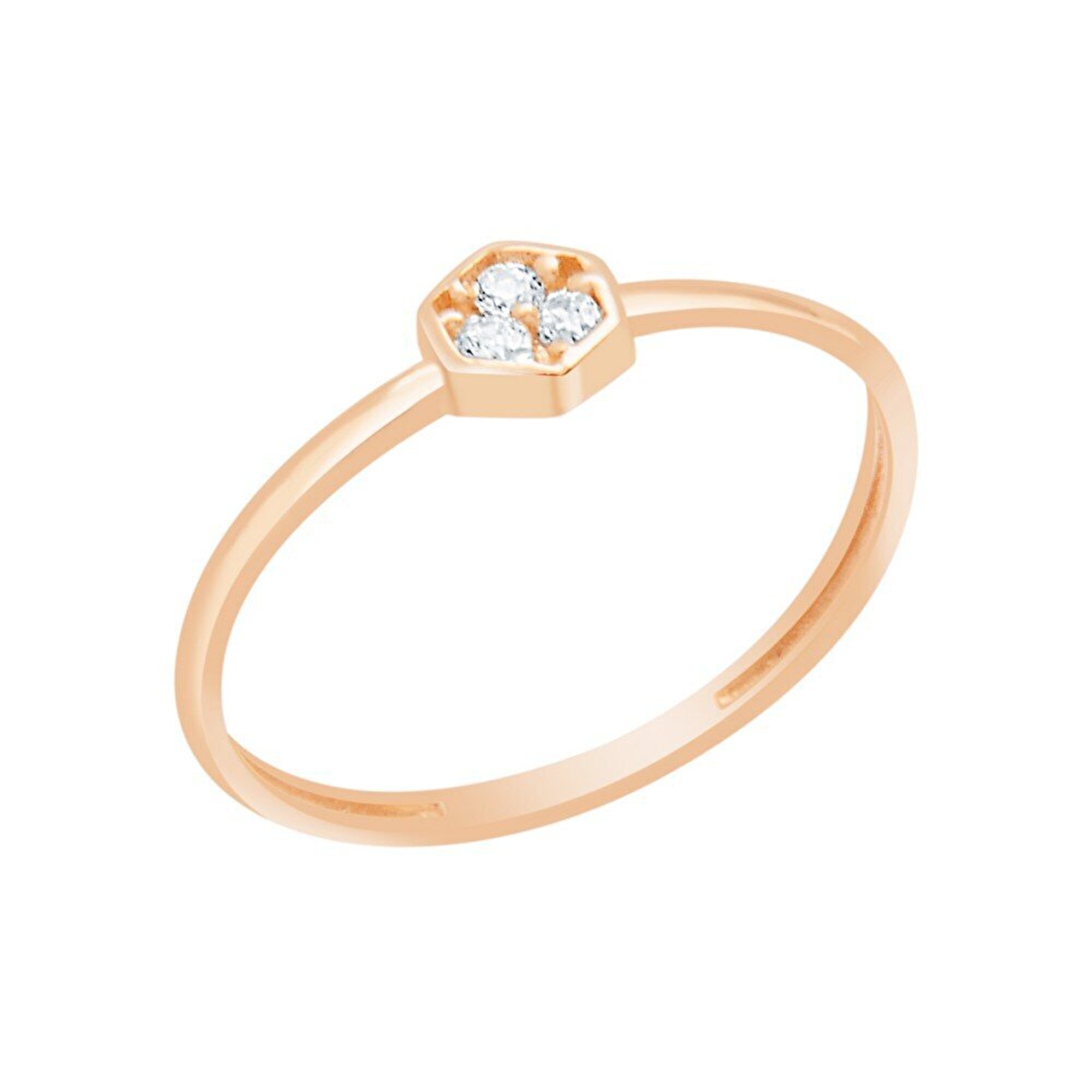 14 Ayar Rose Altın Minimal Yüzük