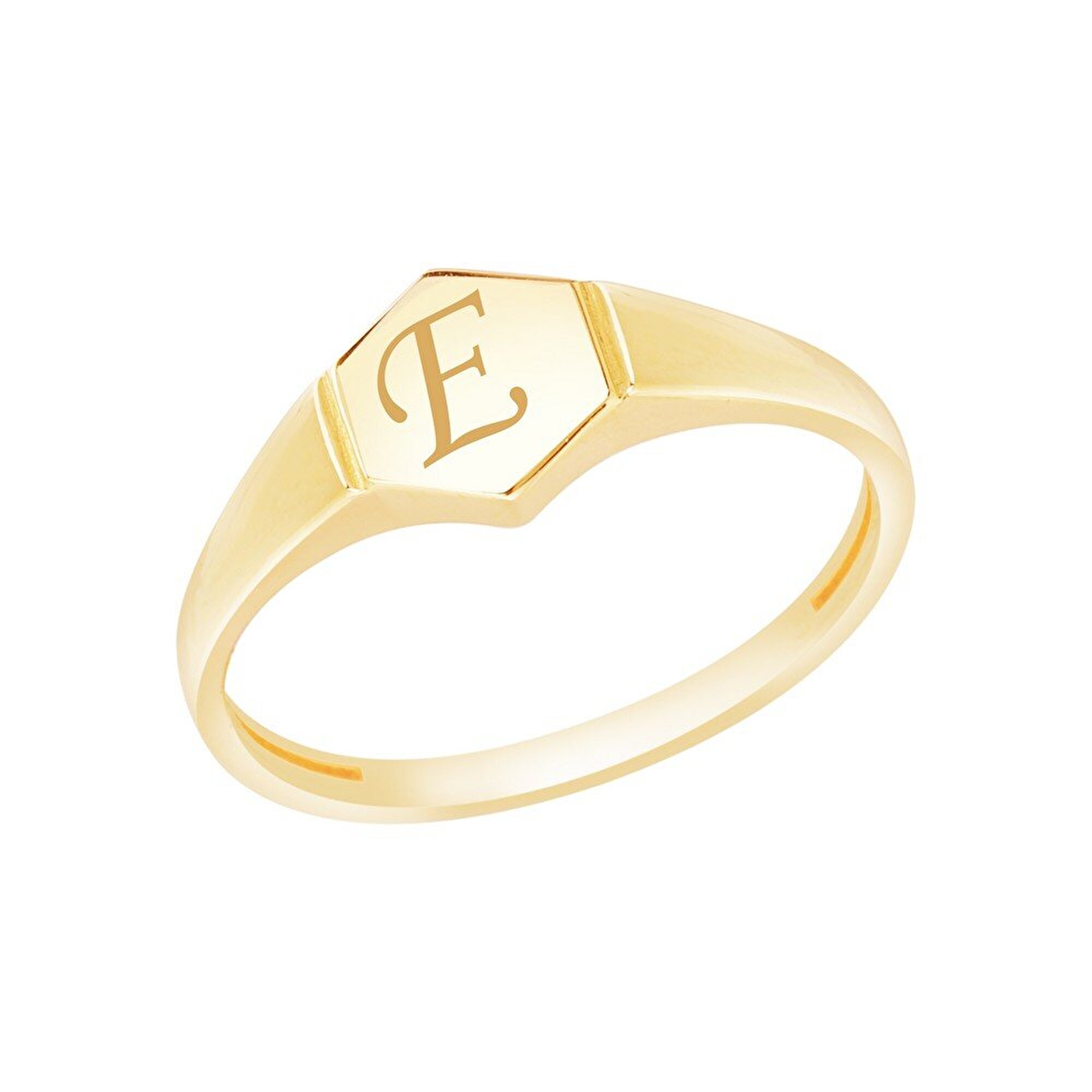 14 Ayar Sarı Altın Serçe Parmak Yüzük