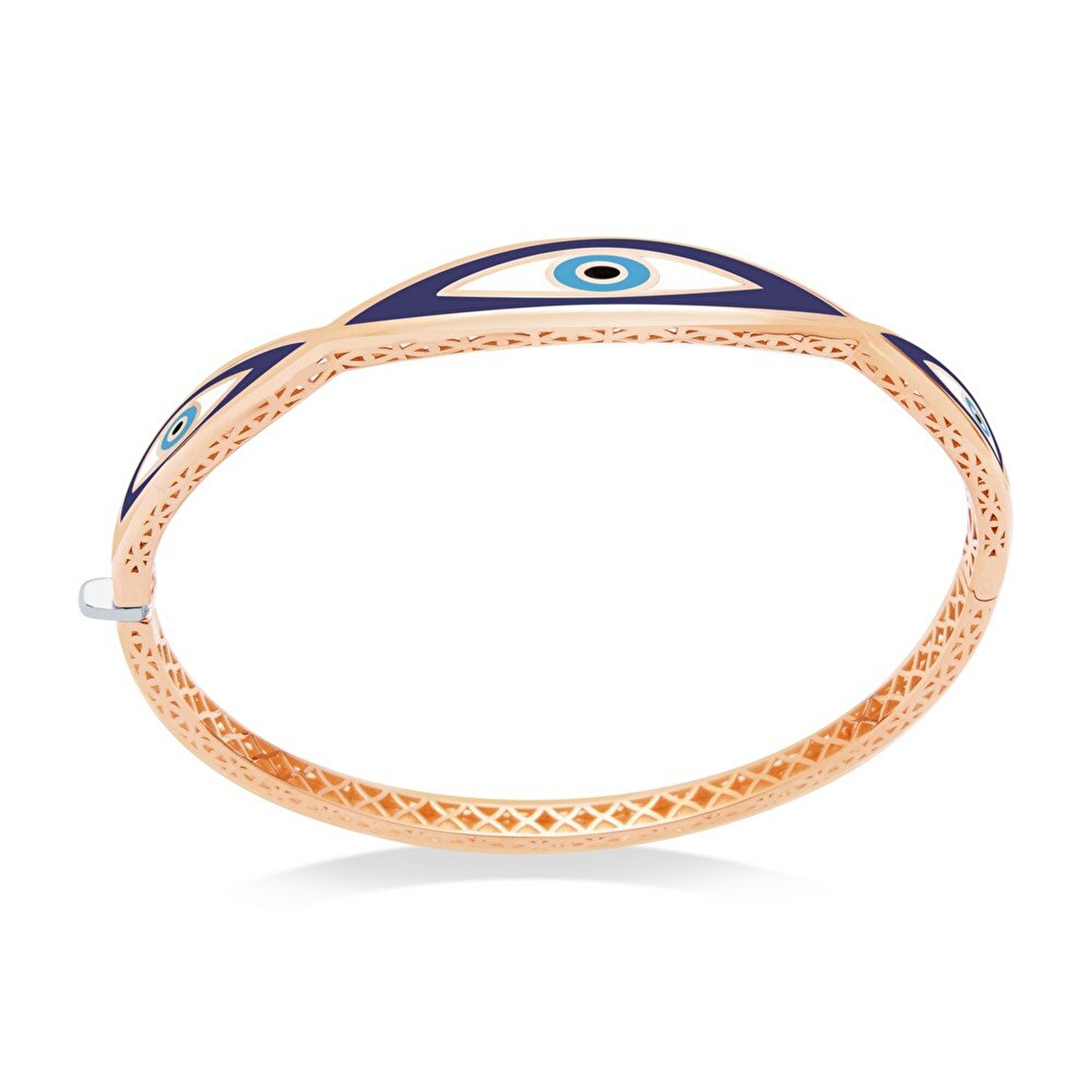 14 Ayar Rose Altın Kelepçe Bilezik