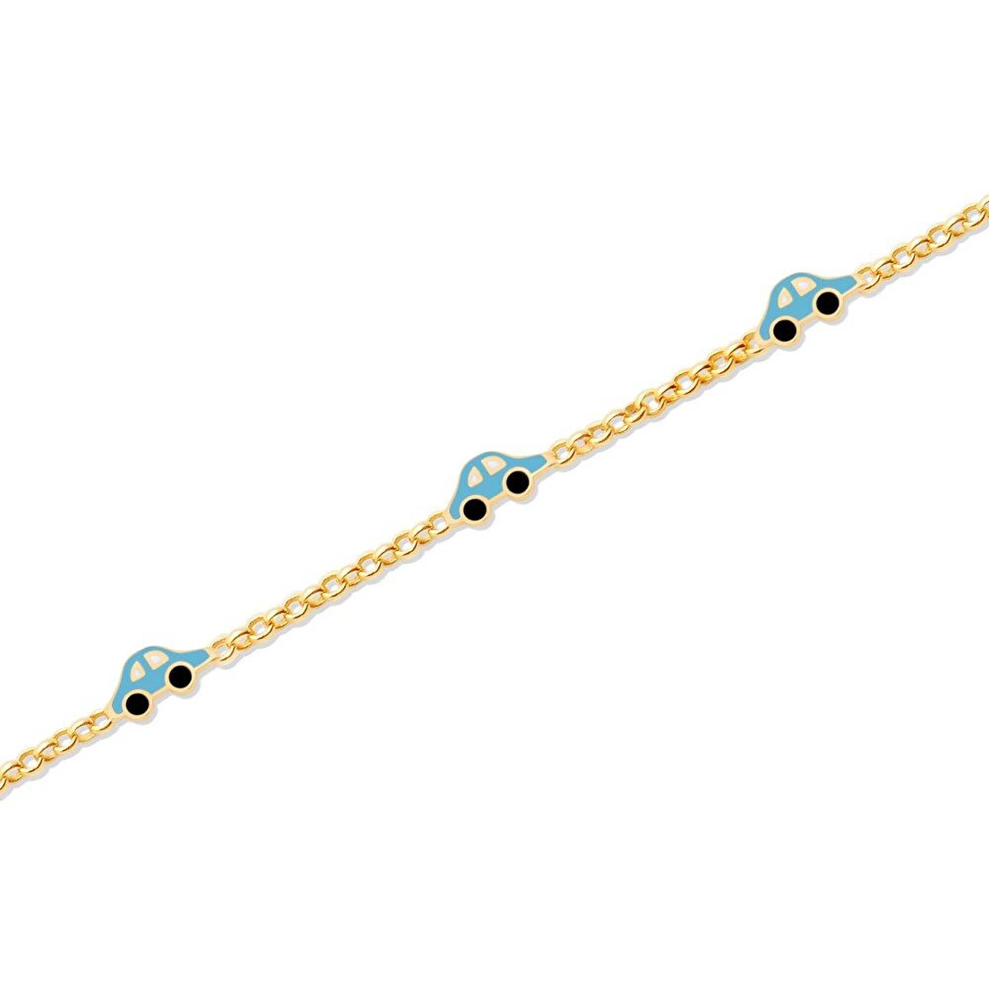 14 Ayar Sarı Altın Çocuk Bileklik