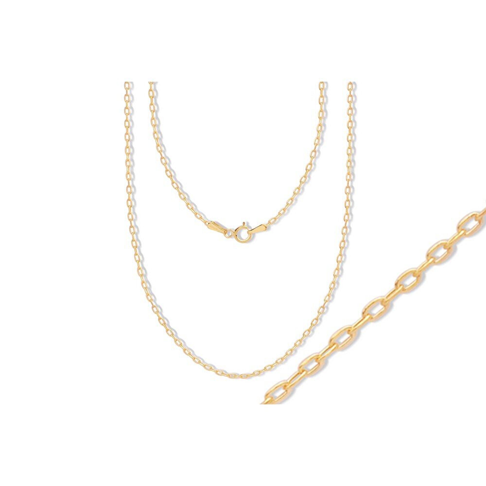 14 Ayar Sarı Altın Trend Zincir