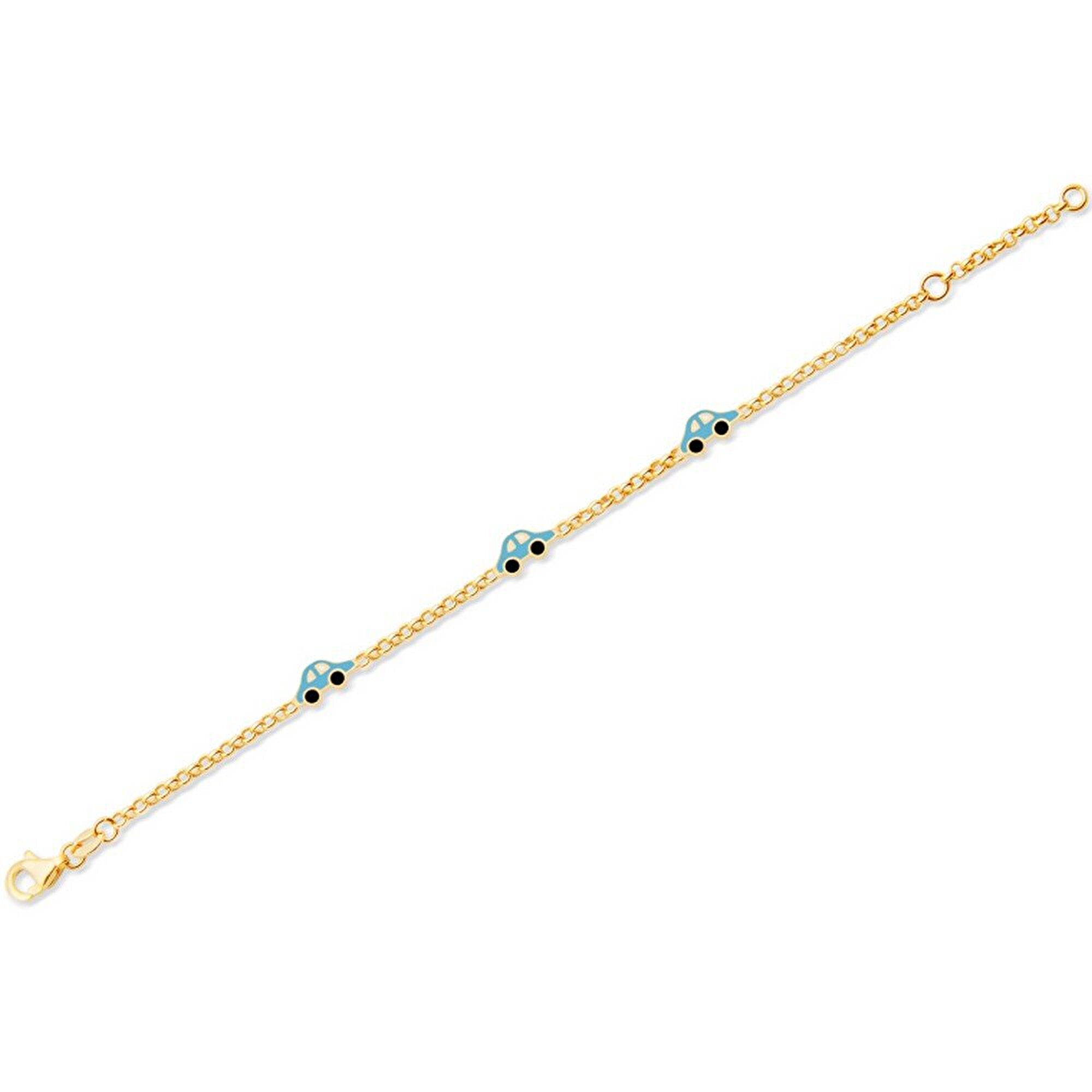 14 Ayar Sarı Altın Çocuk Bileklik