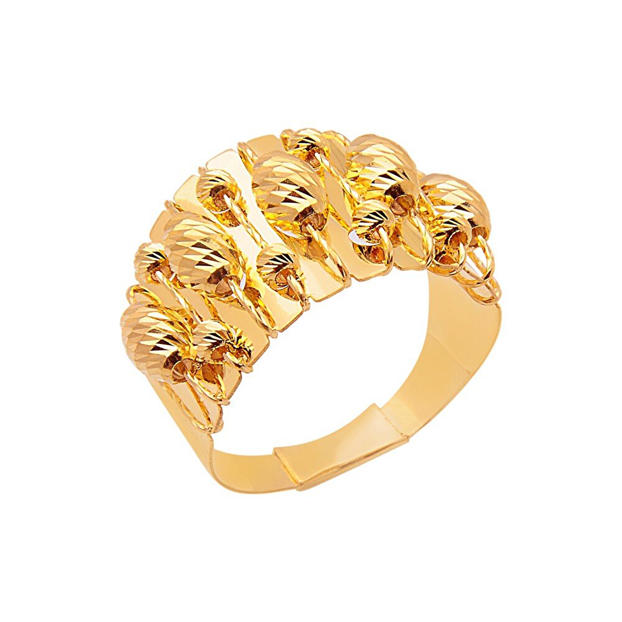 22 Ayar Sarı Altın Toplu Yüzük