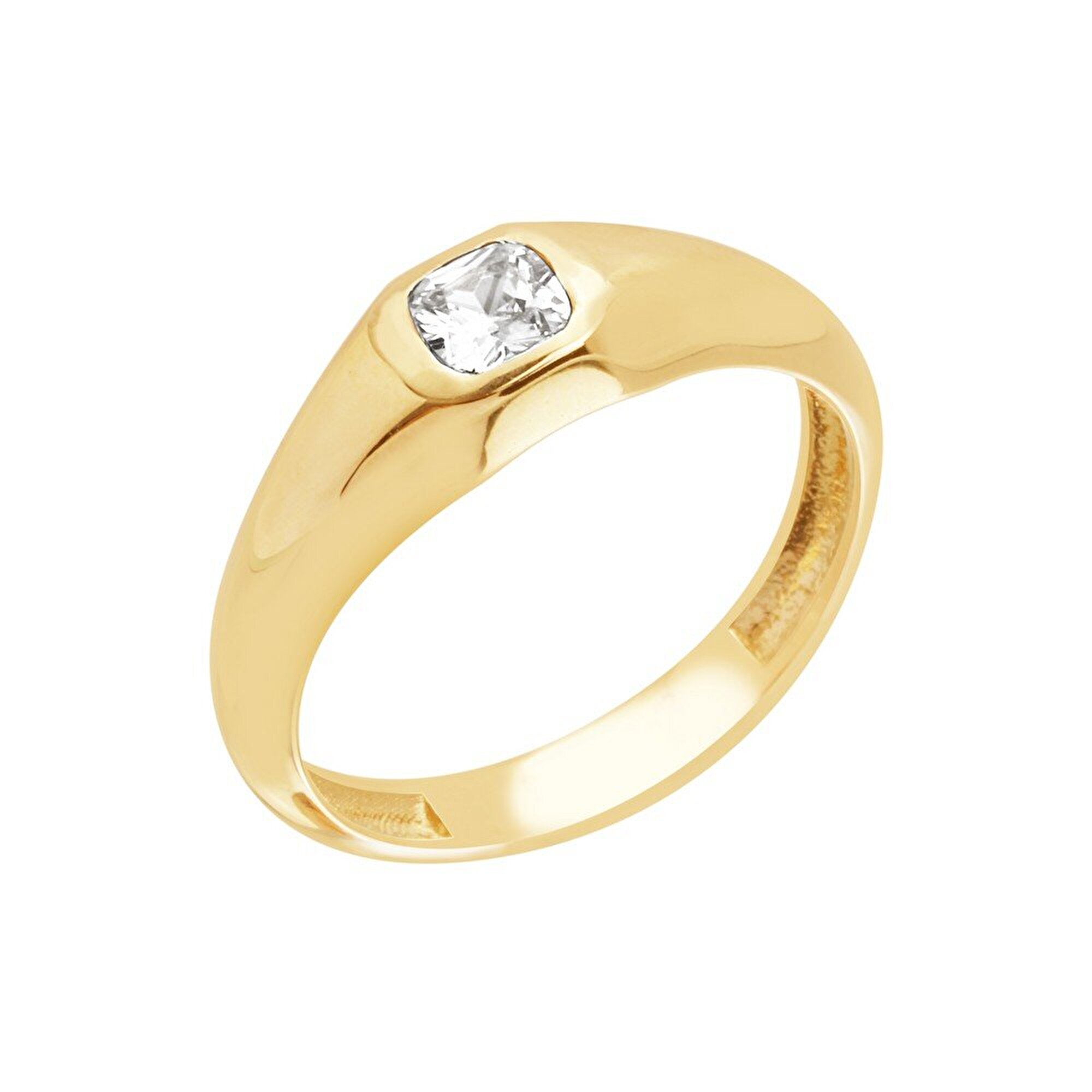 14 Ayar Sarı Altın Trend Yüzük