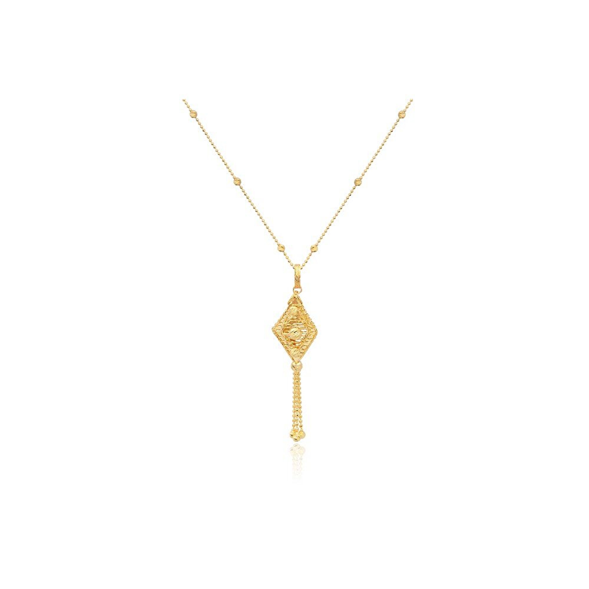 22 Ayar Sarı Altın Dorika Kolye