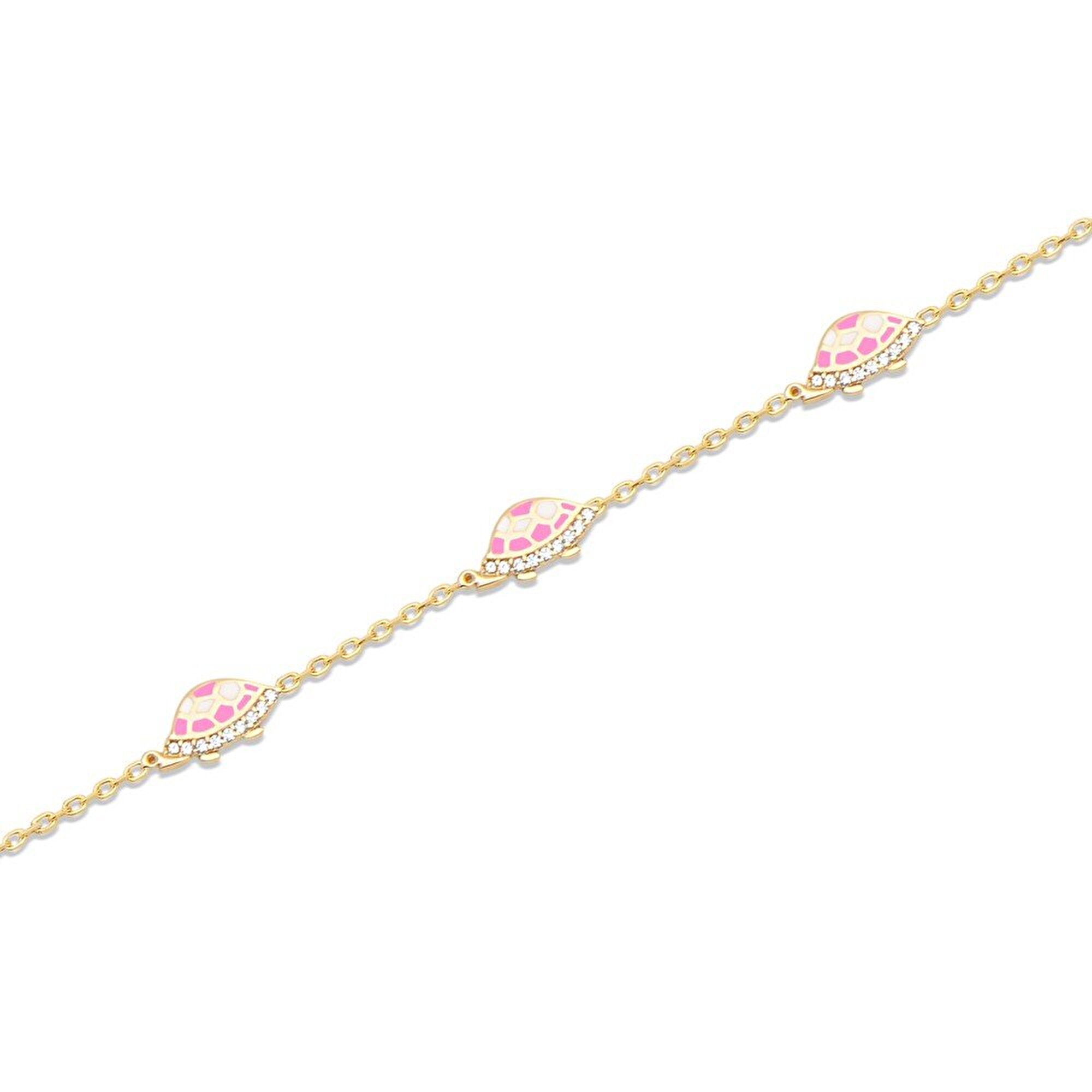 14 Ayar Sarı Altın Çocuk Bileklik