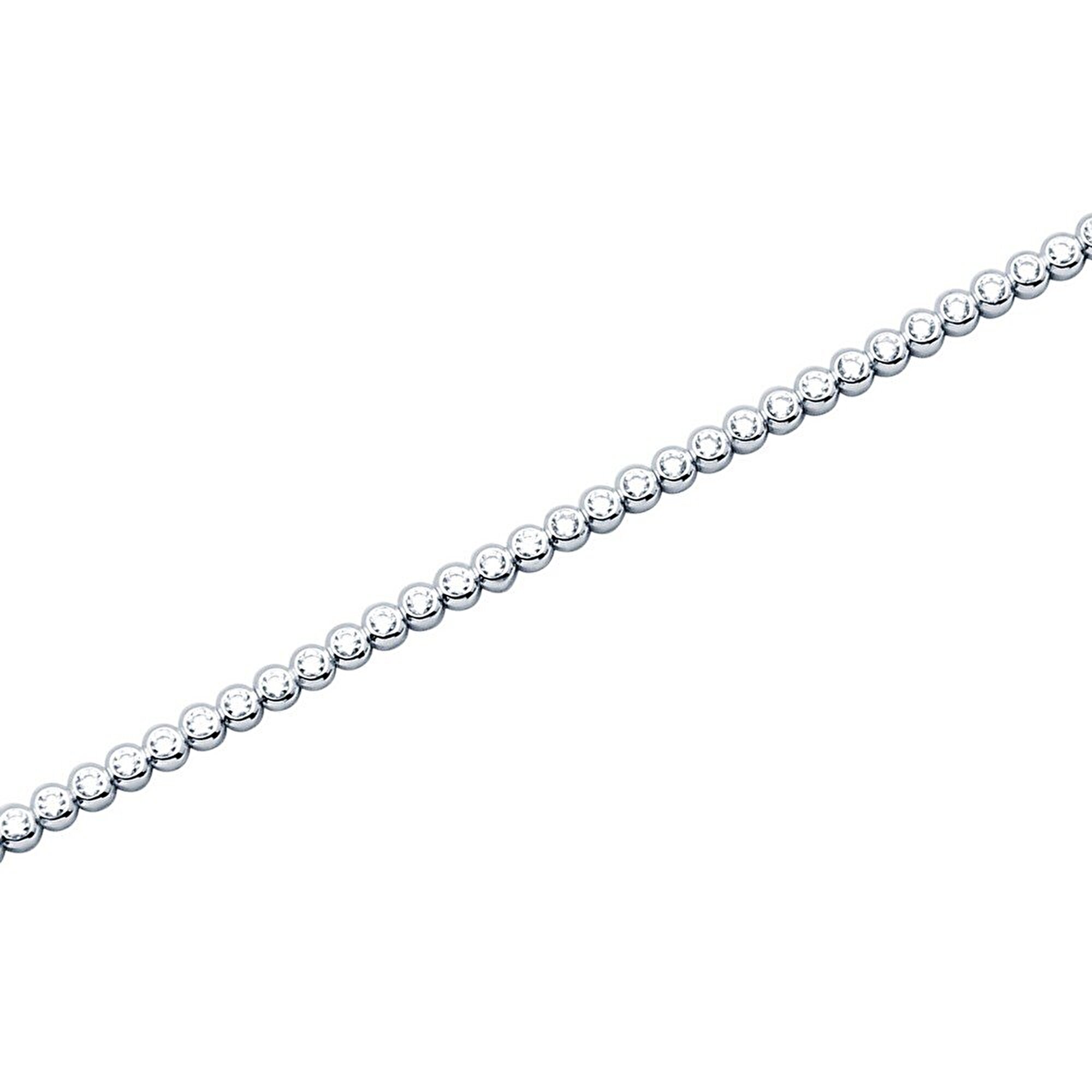 14 Ayar Beyaz Altın Su Yolu Bileklik