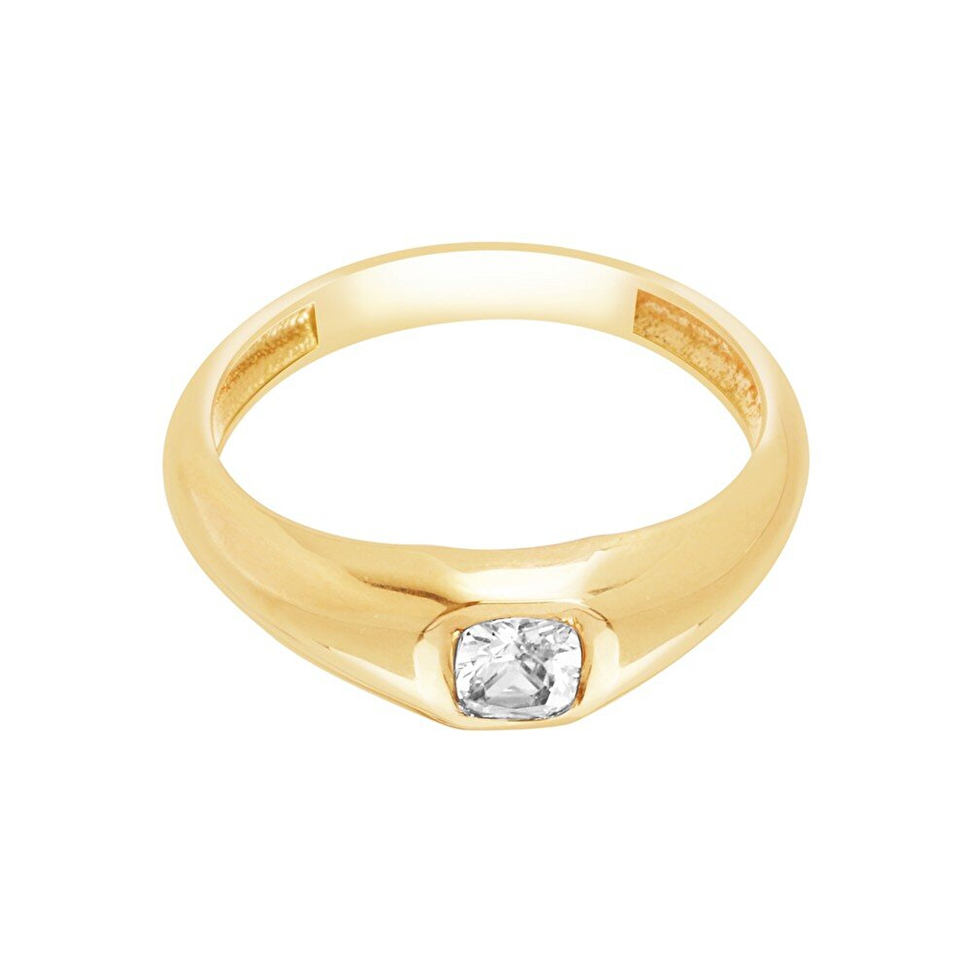 14 Ayar Sarı Altın Trend Yüzük