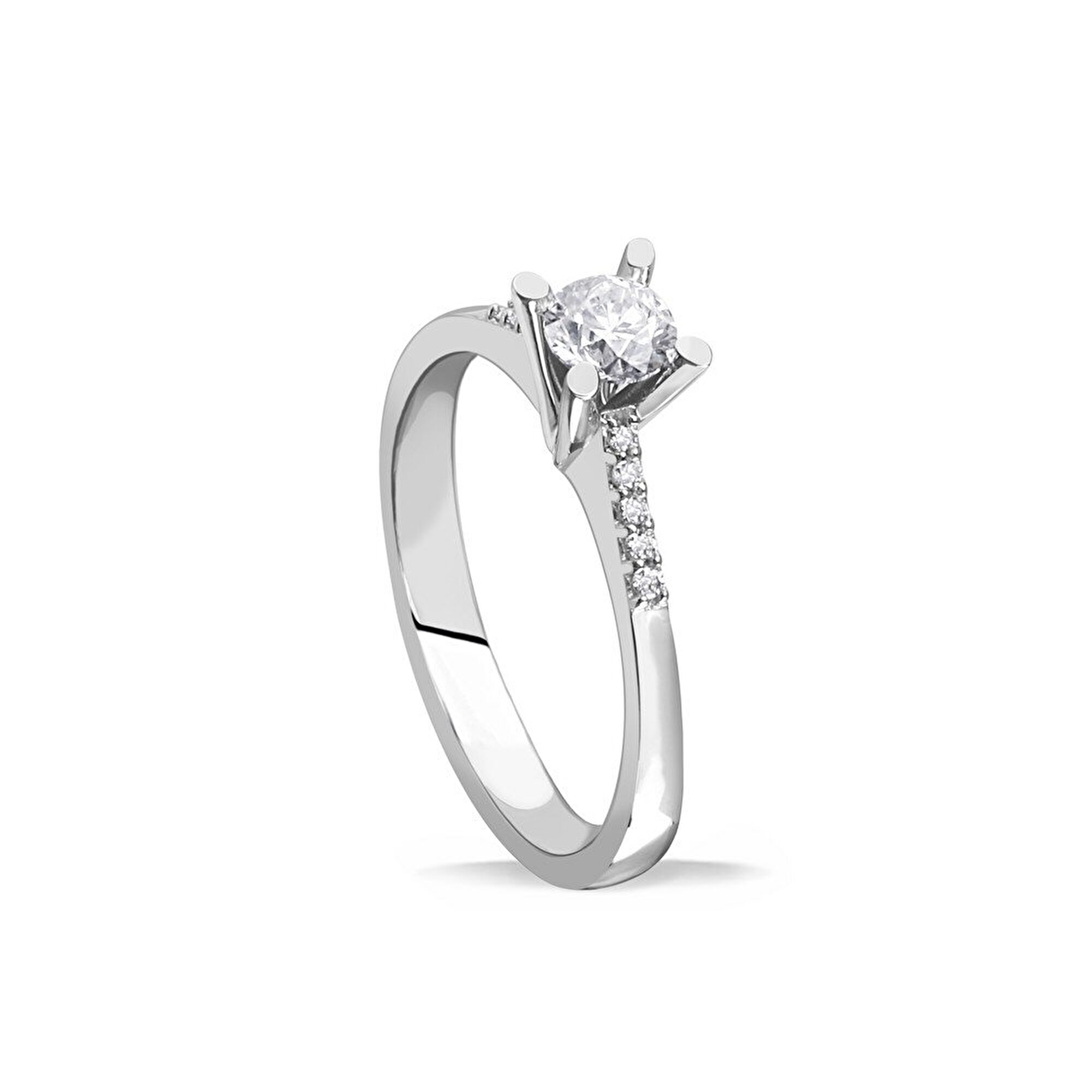 0,35 Karat Tektaş Pırlanta Yüzük