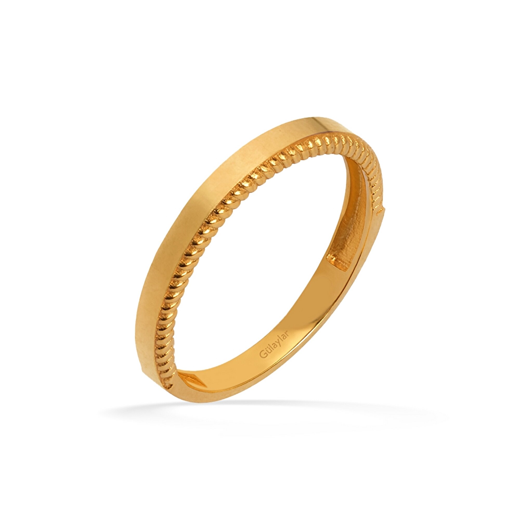 8 Ayar Sarı Altın Ajda Yüzük