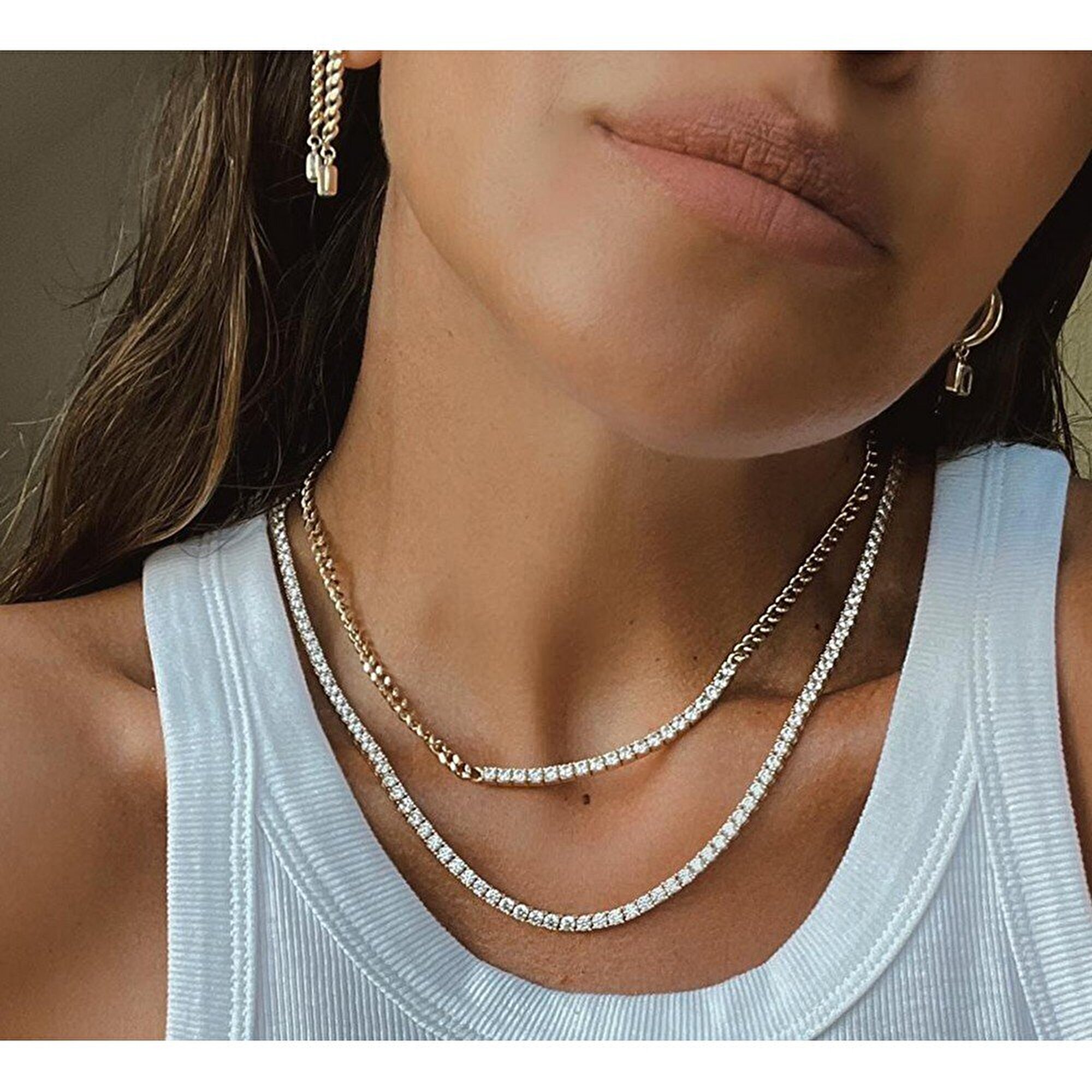 14 Ayar Sarı Altın Trend Choker Kolye