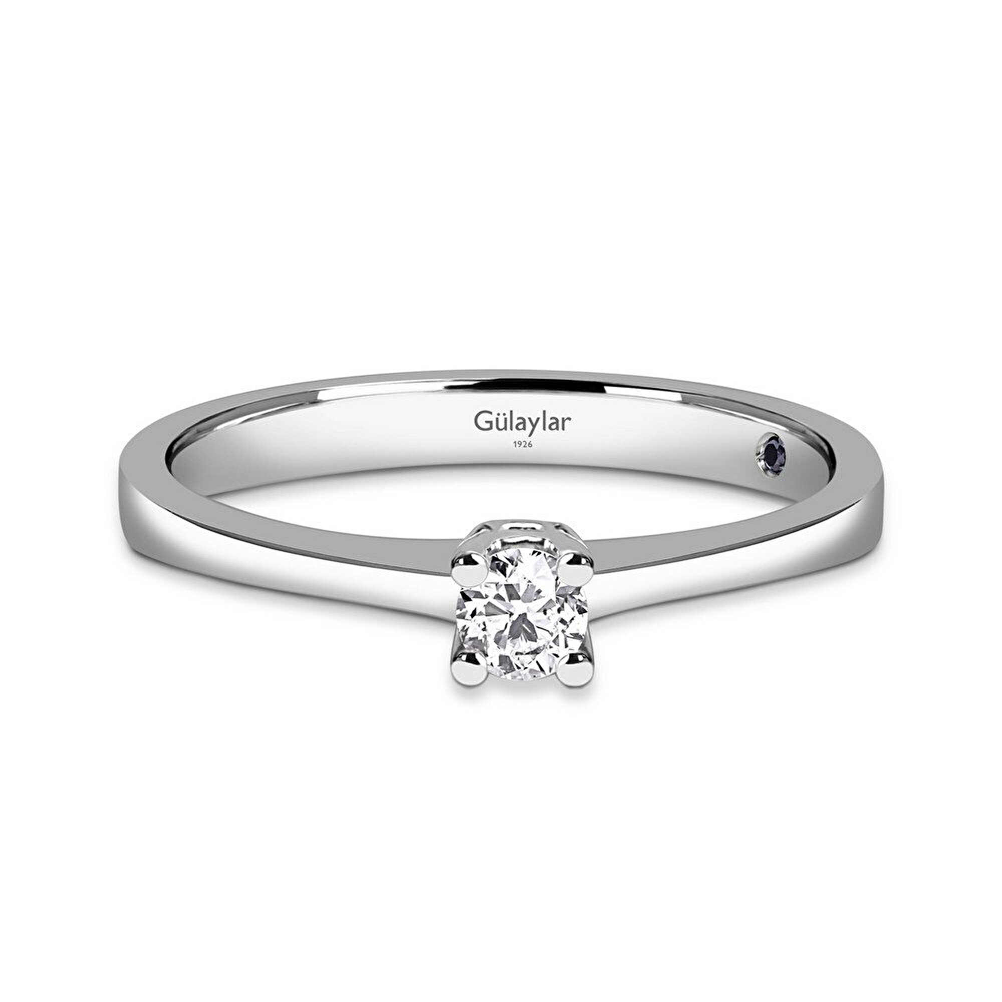 0,17 Karat Tektaş Pırlanta Yüzük