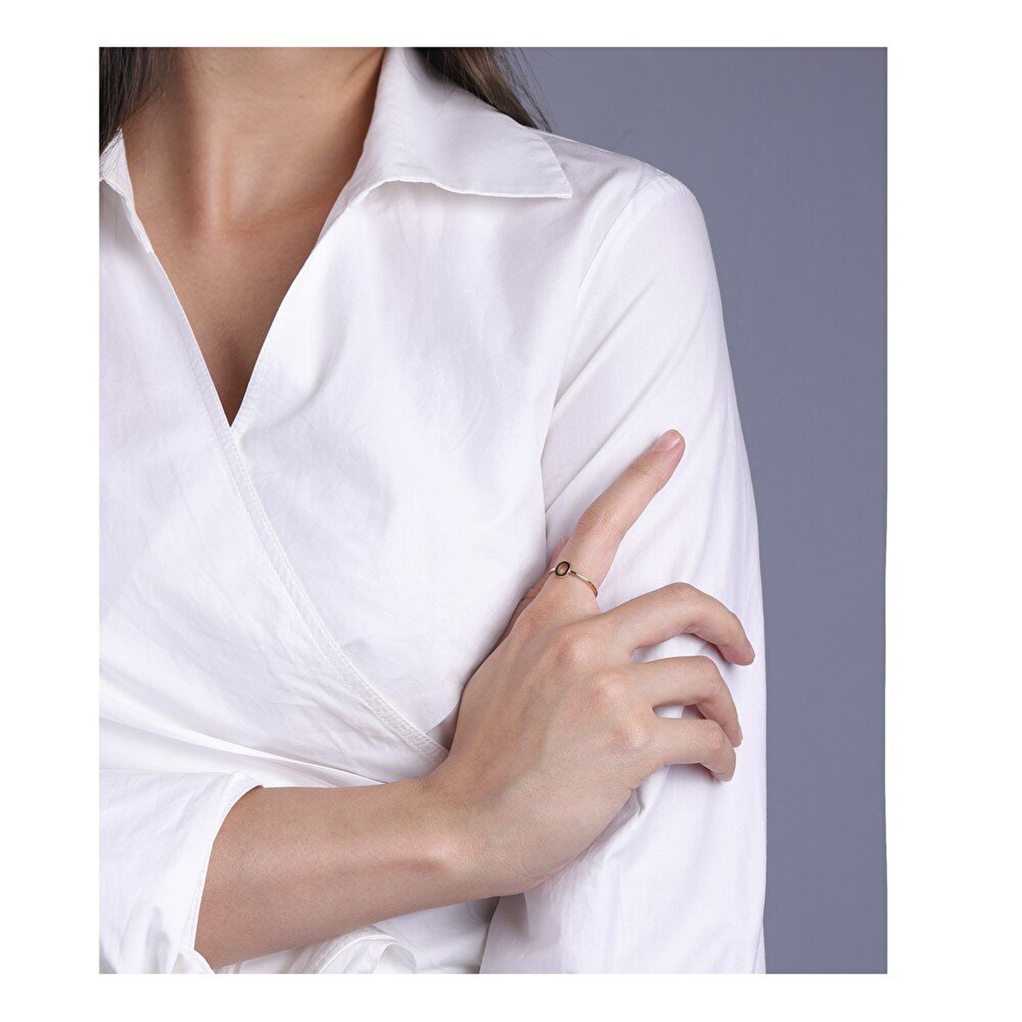 14 Ayar Sarı Altın O Harf Yüzük