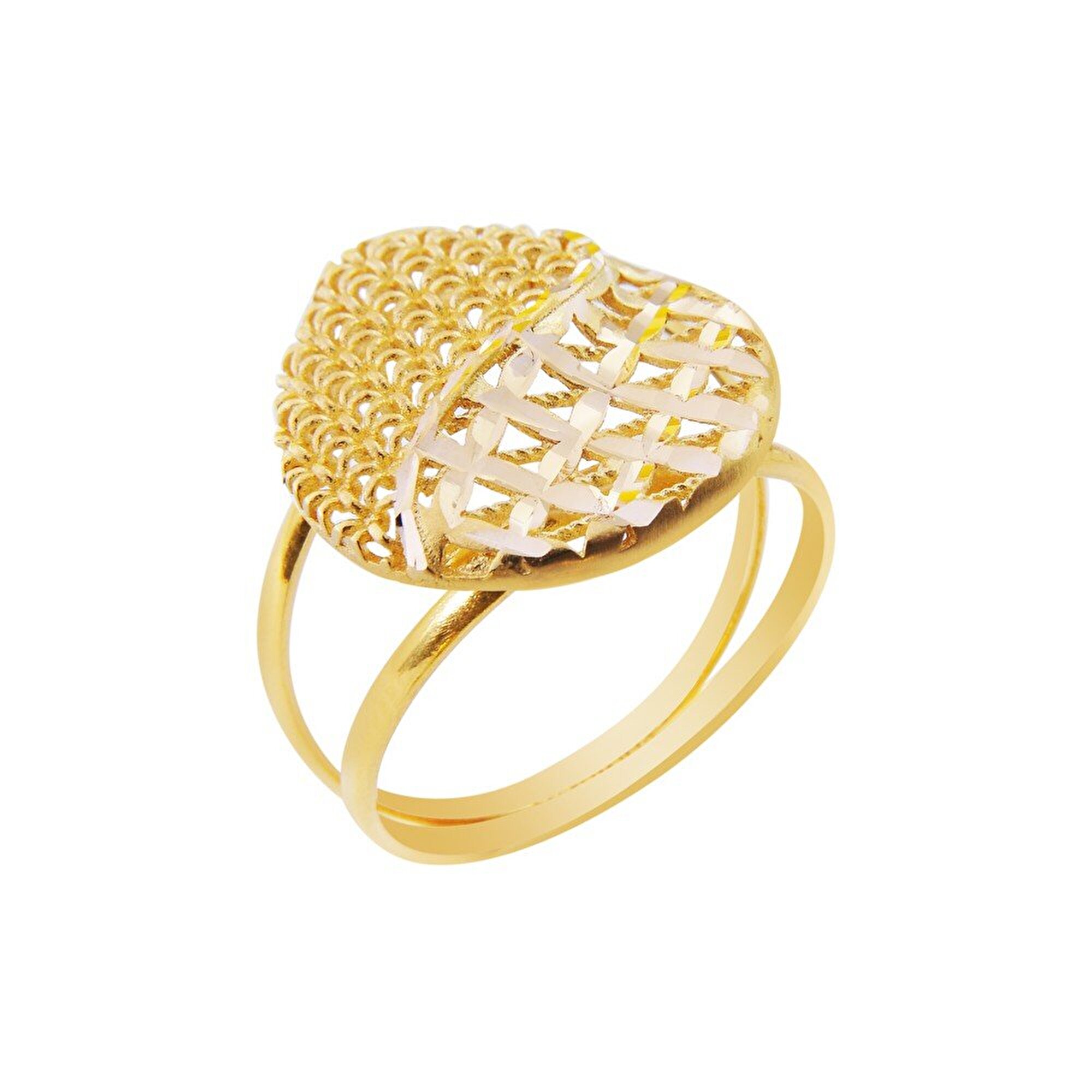 22 Ayar Sarı Altın Taşsız Yüzük