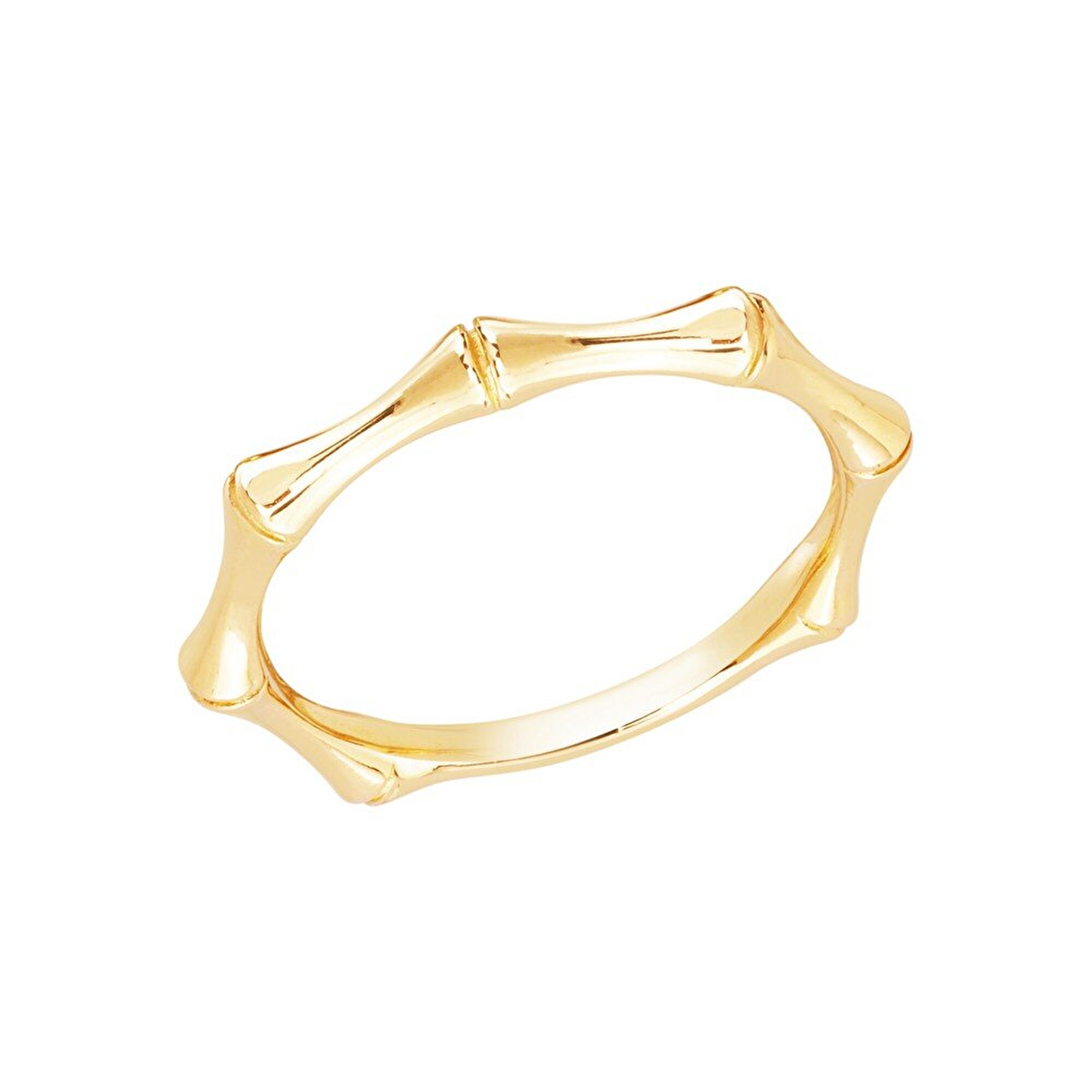 14 Ayar Sarı Altın Minimal Yüzük