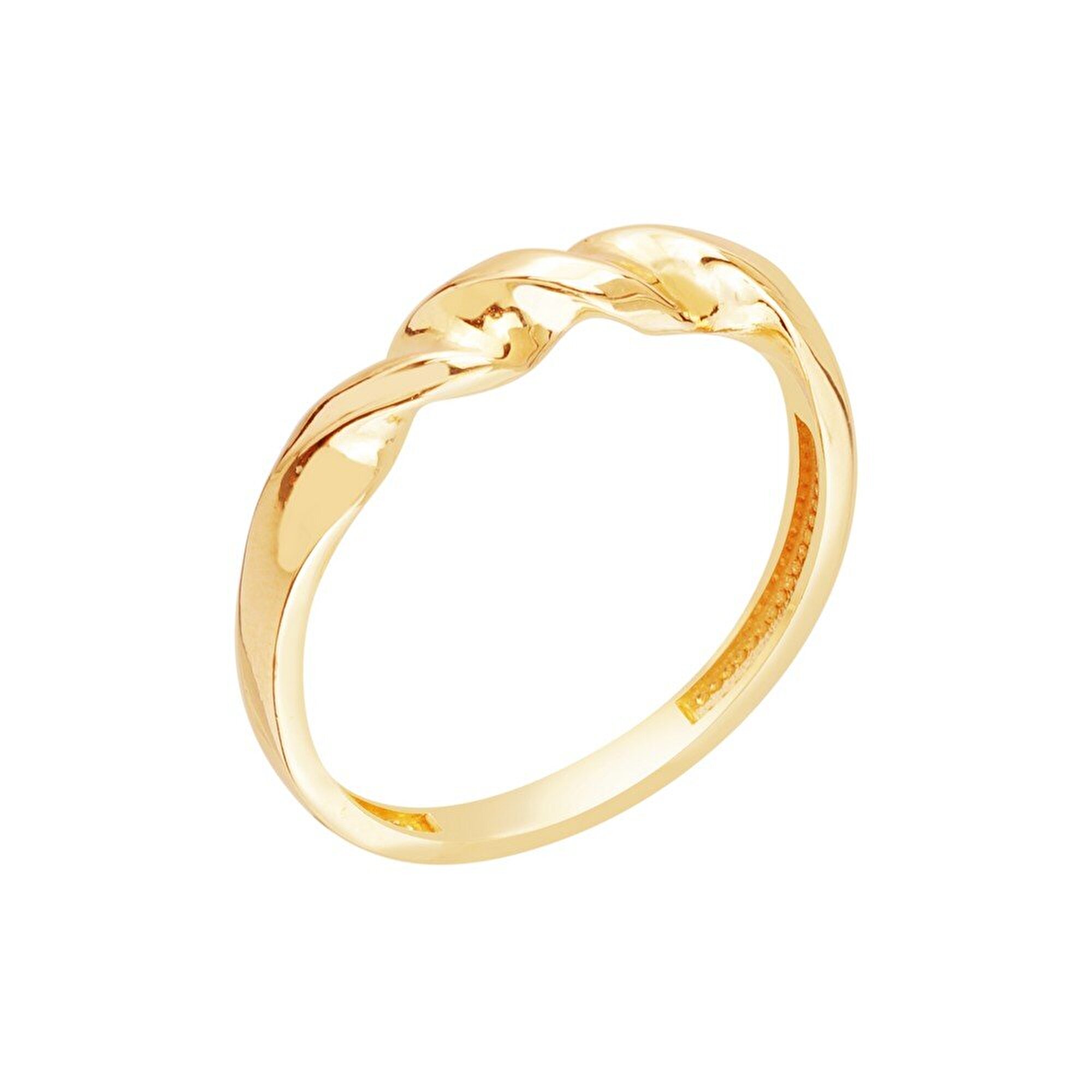 14 Ayar Sarı Altın Trend Burgu Yüzük