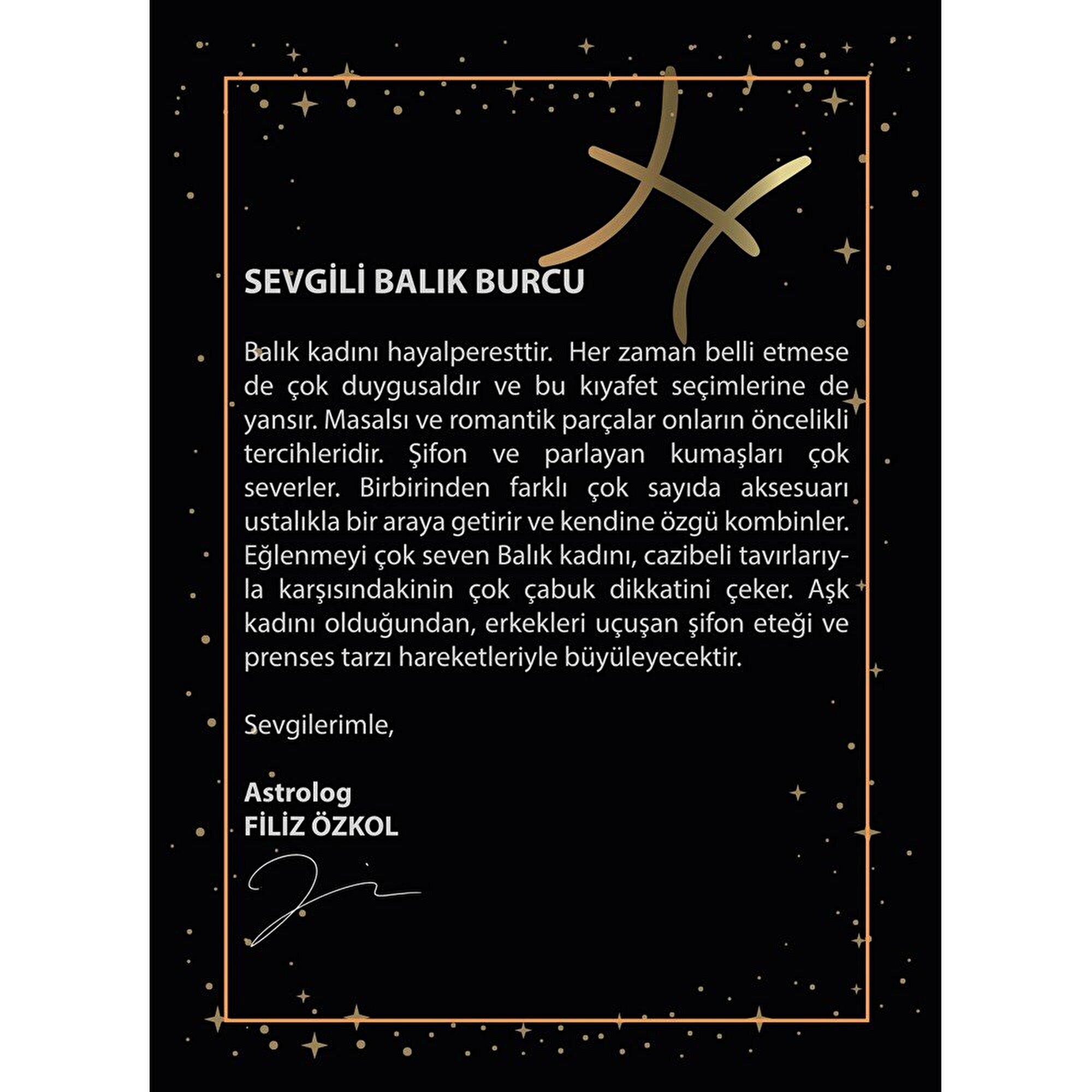 14 Ayar Sarı Altın Balık Burç Kolye