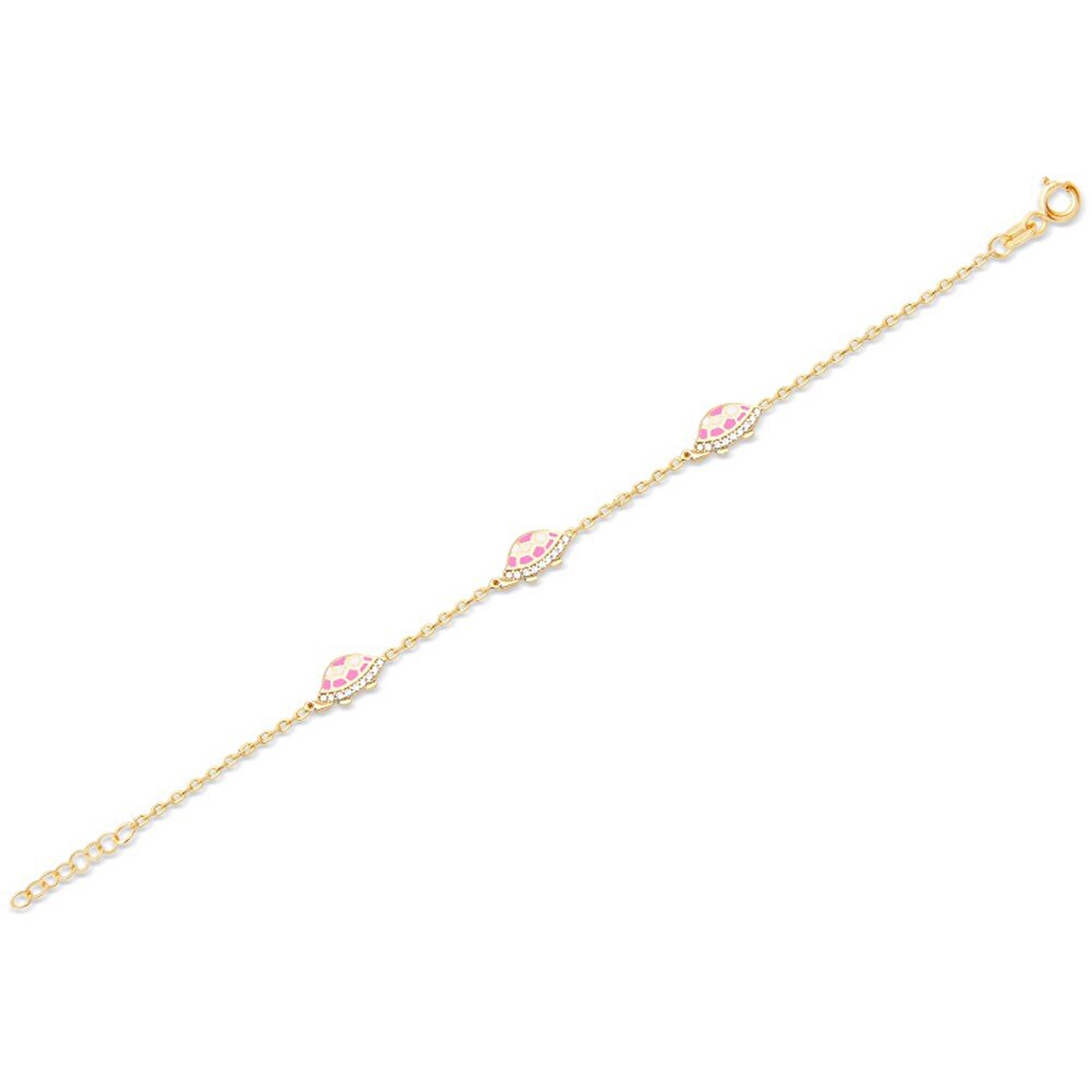 14 Ayar Sarı Altın Çocuk Bileklik