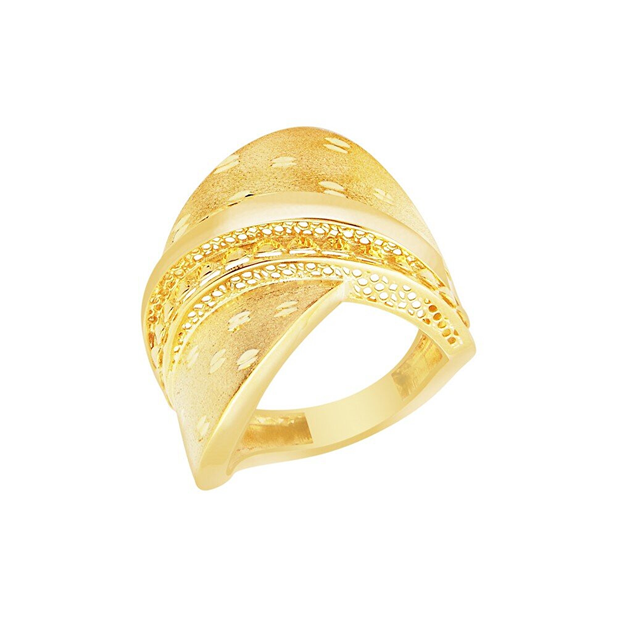 22 Ayar Sarı Altın Taşsız Yüzük