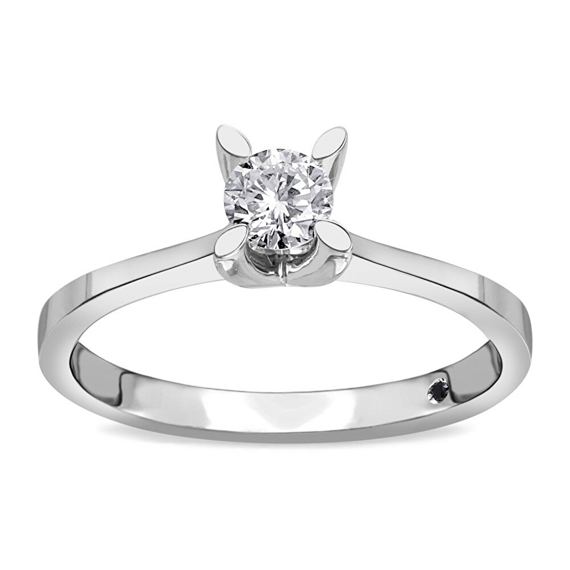 0,24 Karat Tektaş Pırlanta Yüzük