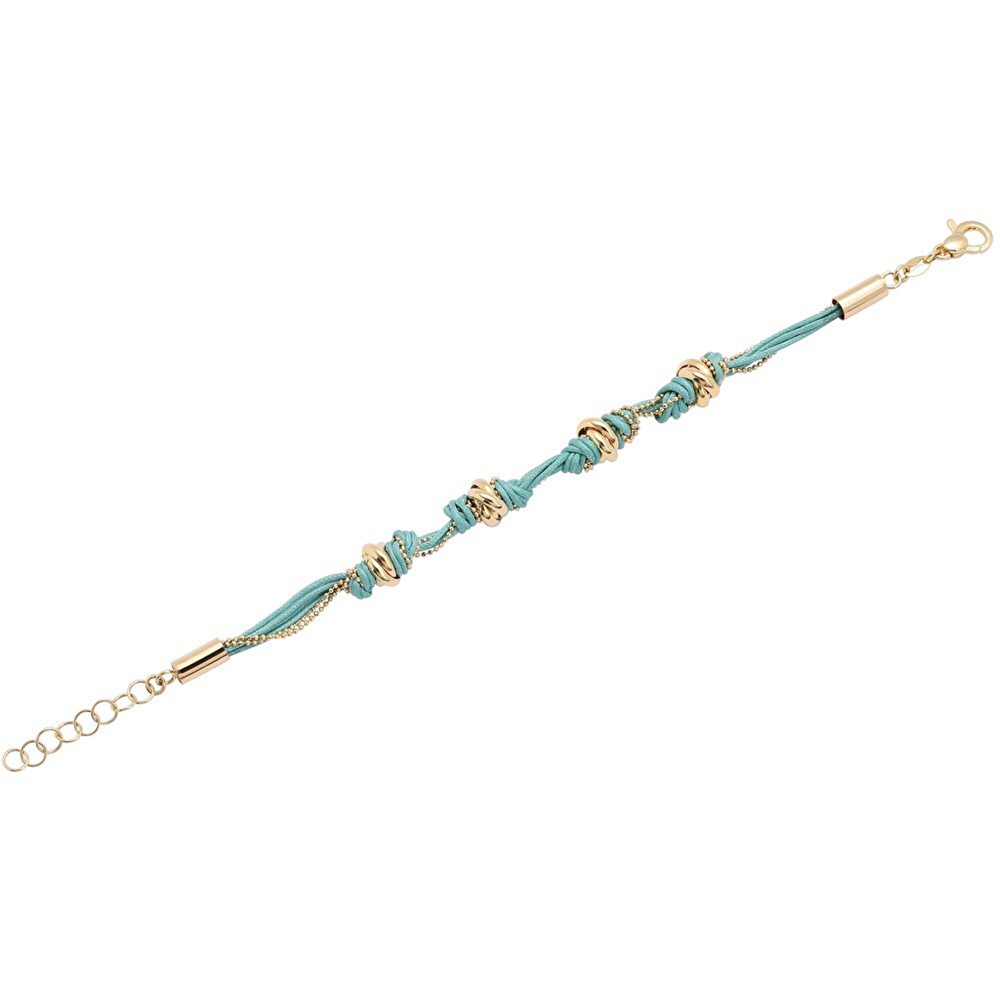 14 Ayar Sarı Altın İpli Bileklik