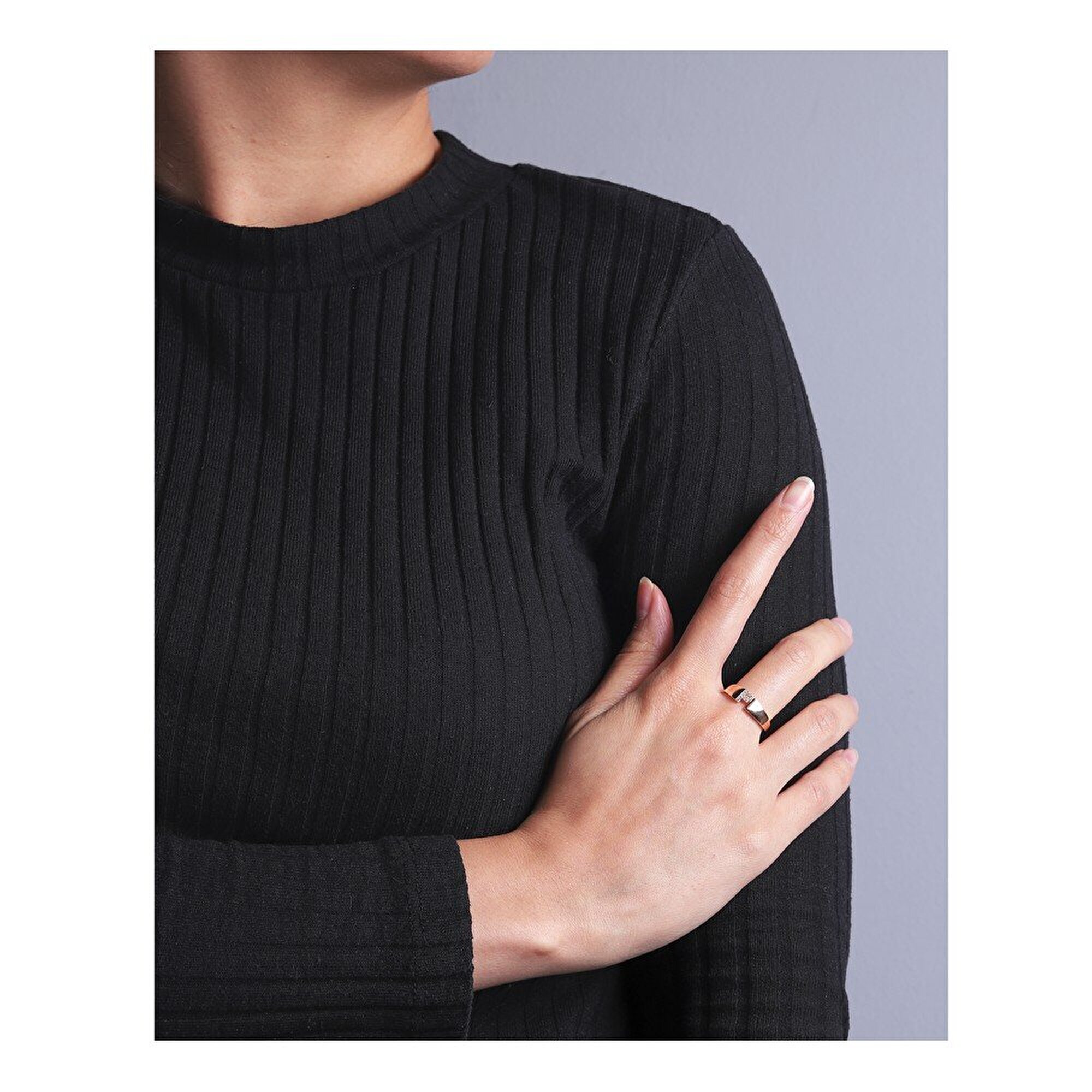 14 Ayar Sarı Altın P Harf Yüzük