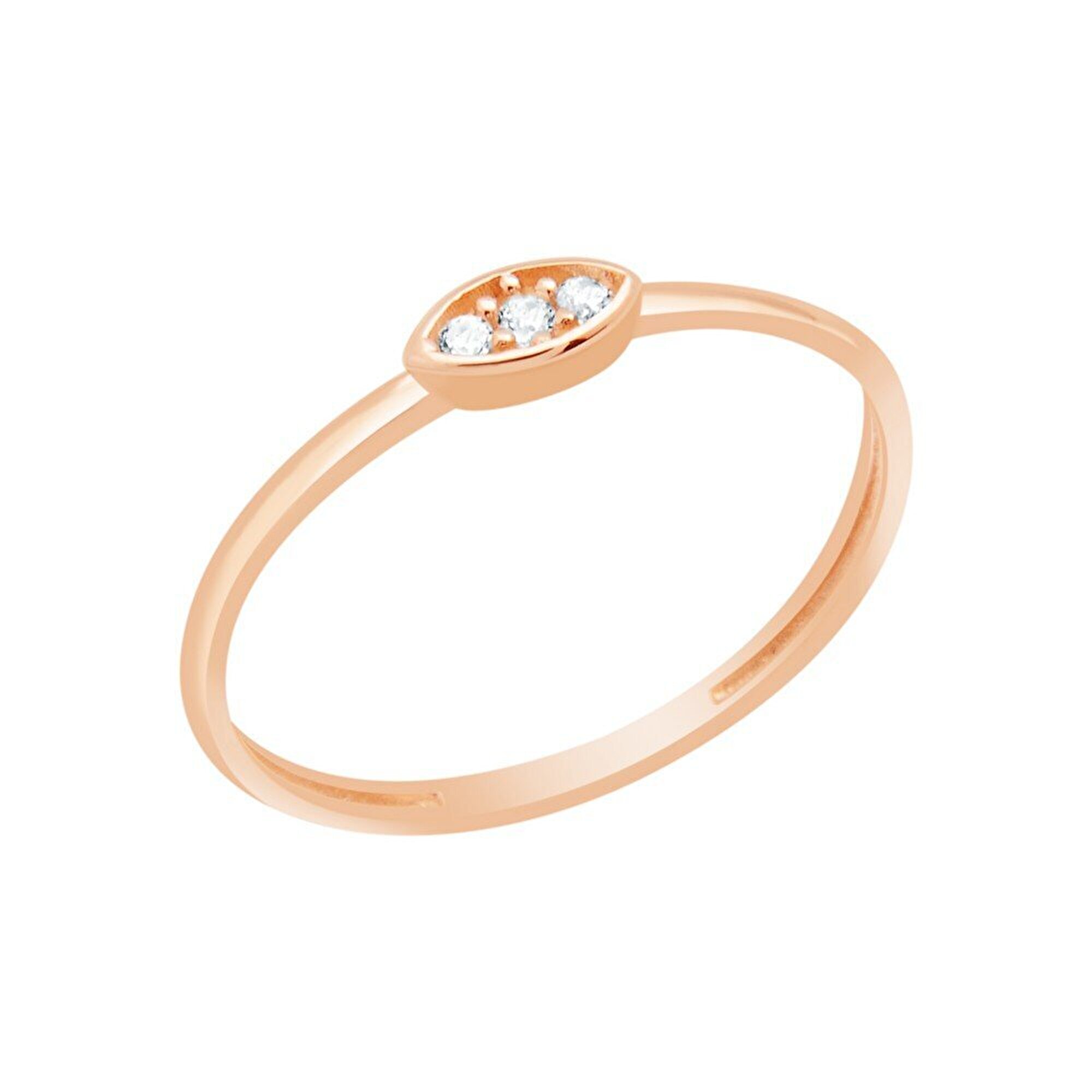 14 Ayar Rose Altın Minimal Yüzük