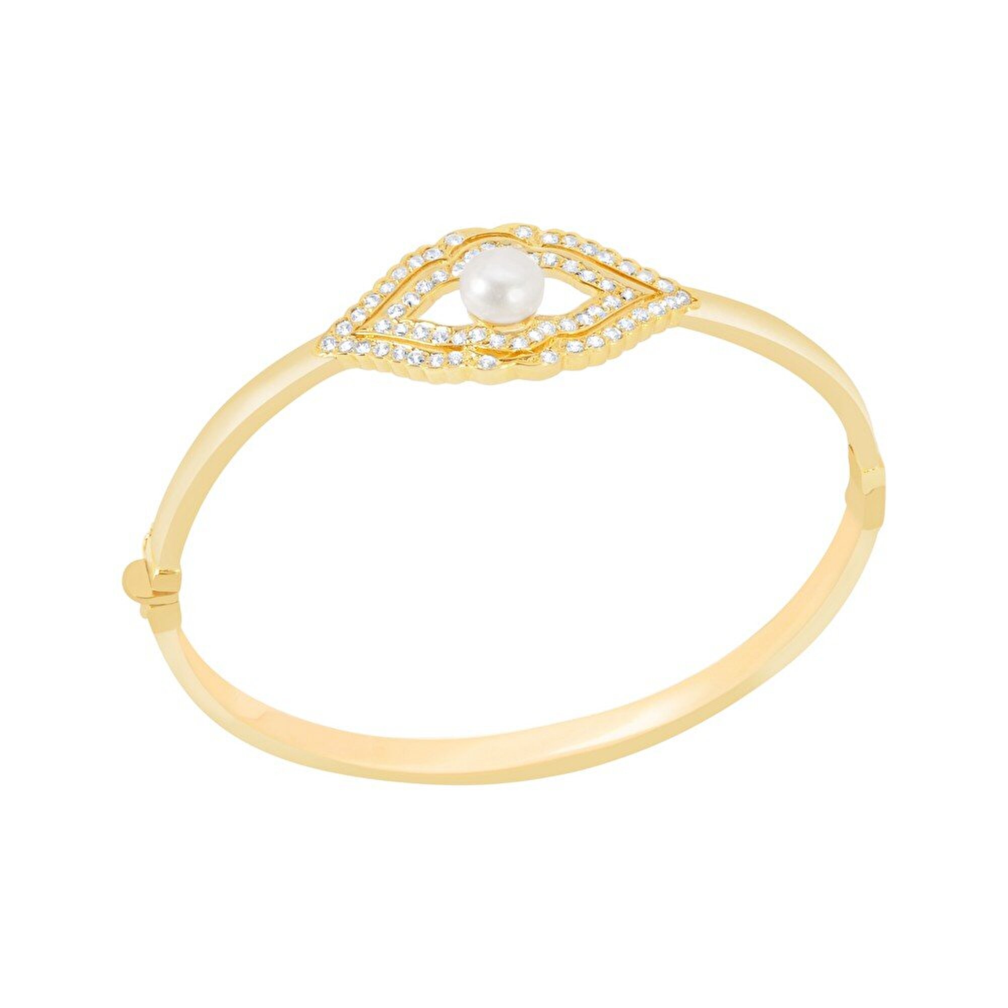 14 Ayar Sarı Altın Kelepçe Bilezik