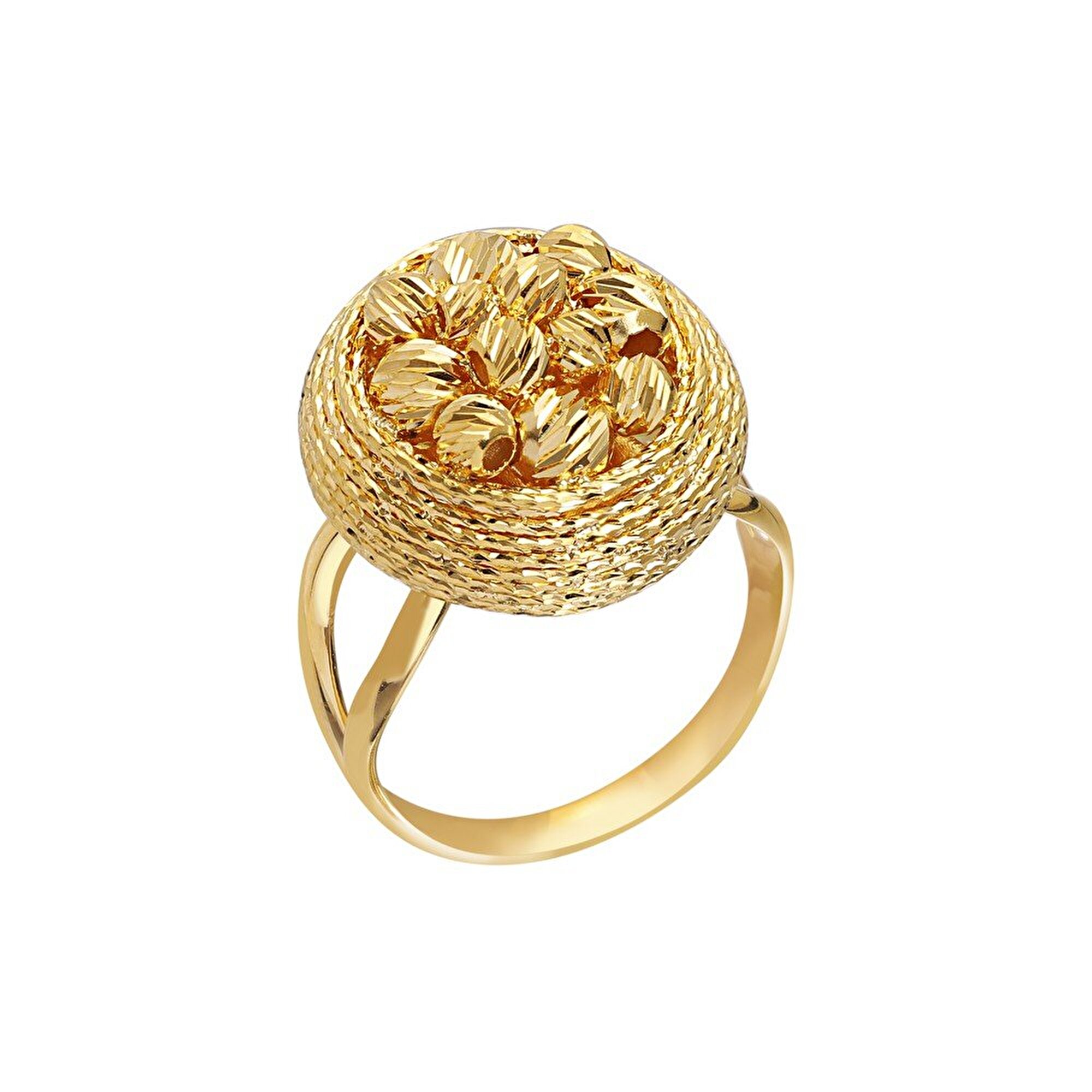 22 Ayar Sarı Altın Dorika Yüzük